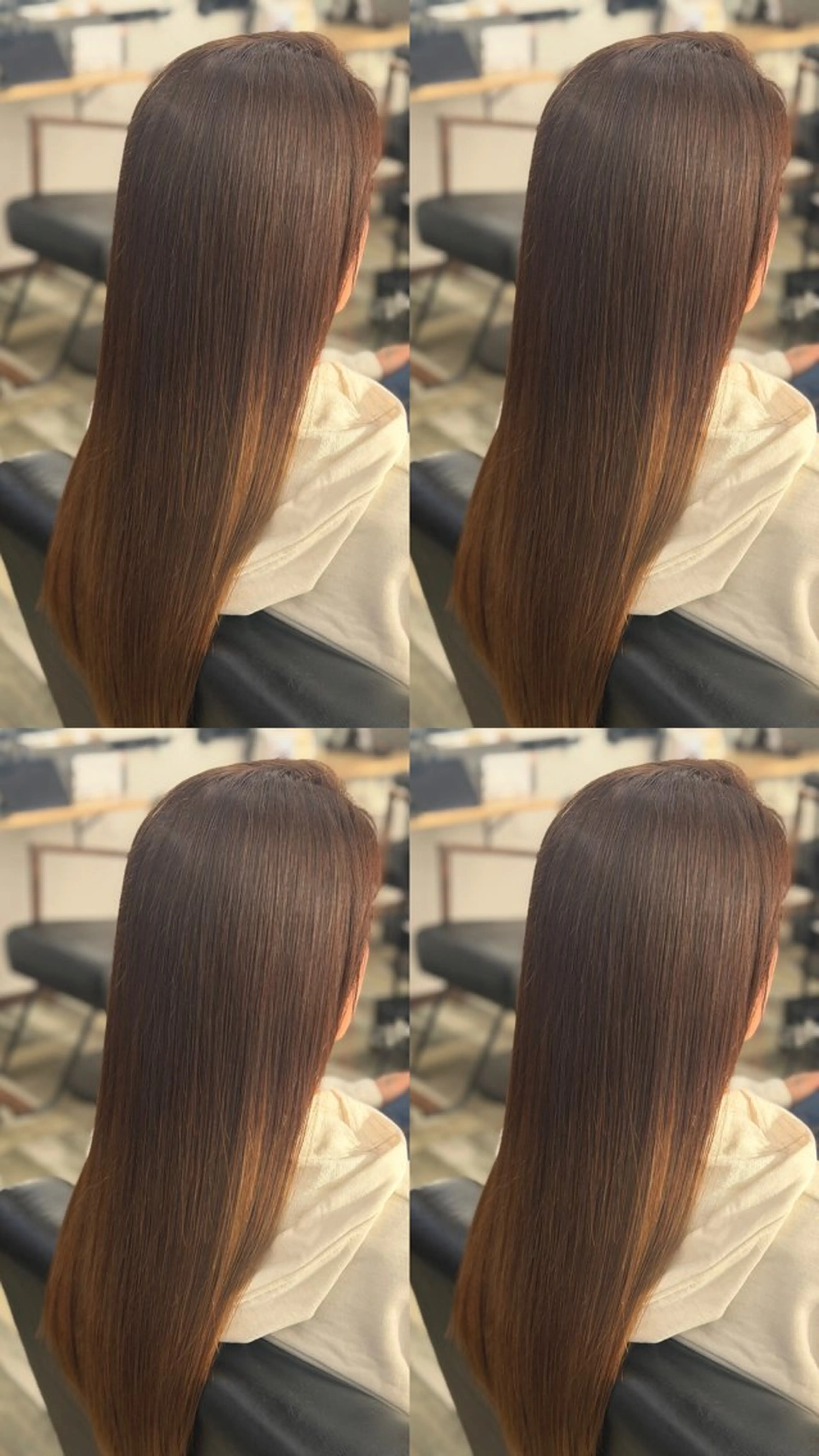 ロング カット トリートメント 髪質改善🪽 森川☜⁠ ☜⁠ のヘアスタイル