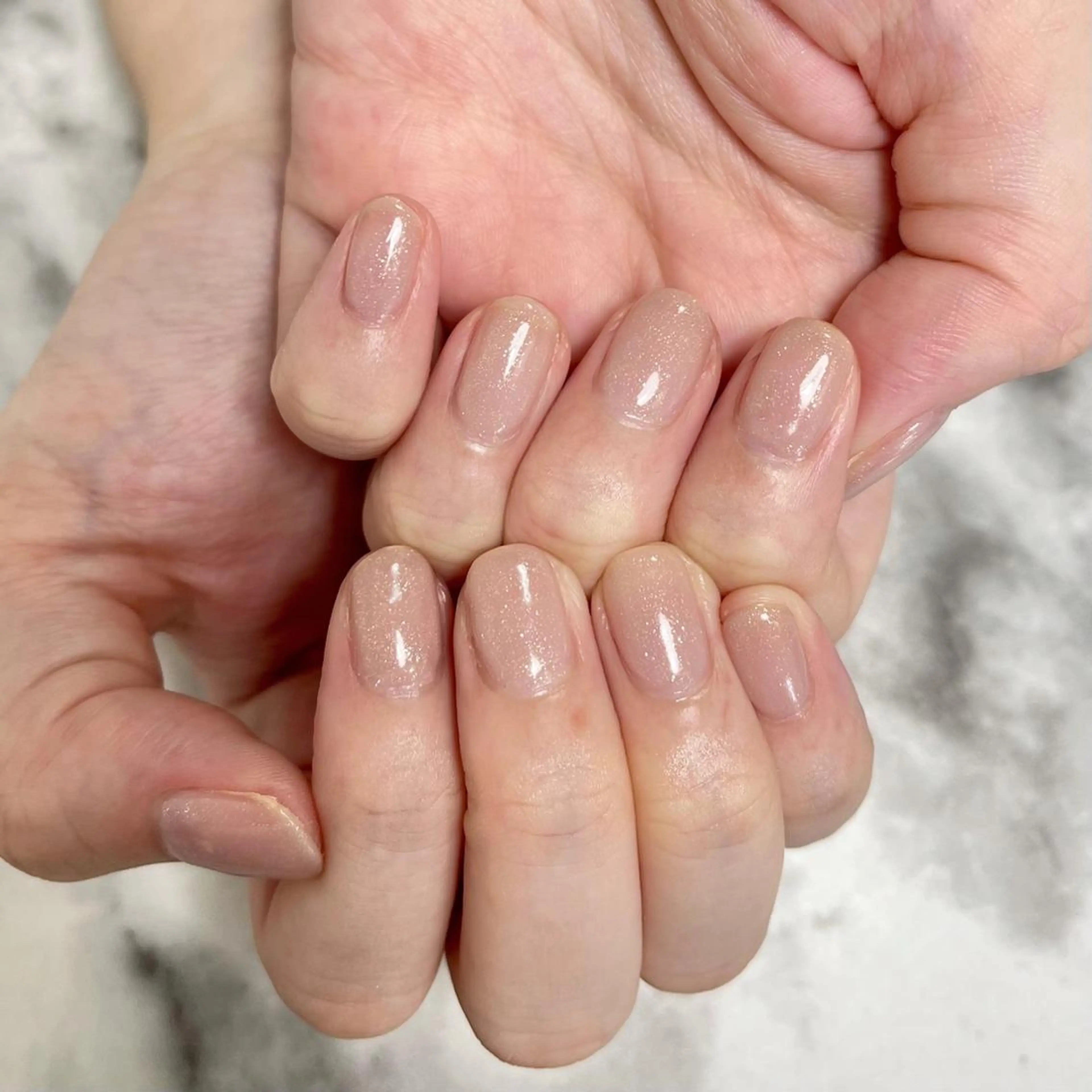 ワンカラー、ラメグラ💅🏻オフありの写真