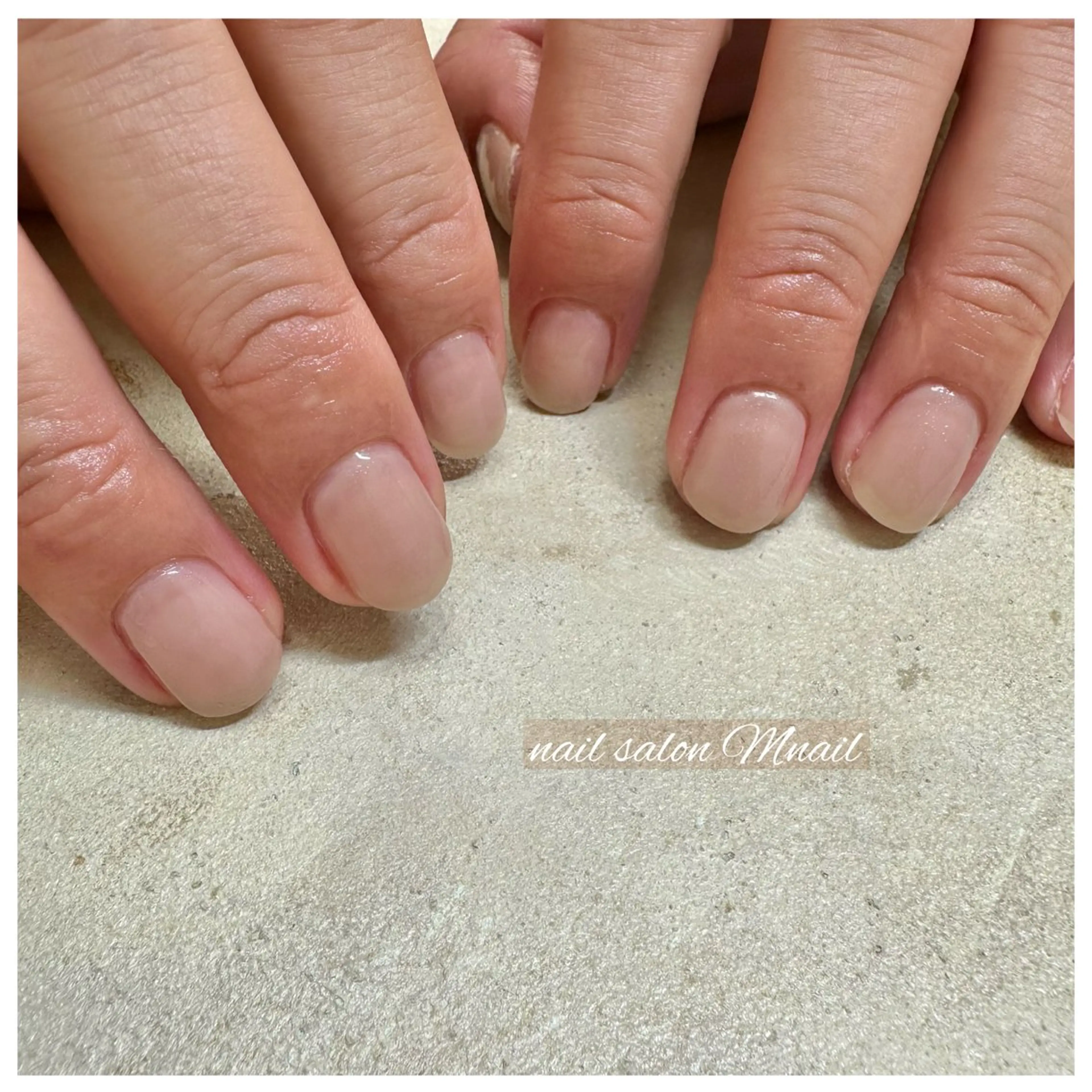 ネイル ワンカラーネイル ハンドネイル ハンドケア Mnail ちひろのネイルデザイン