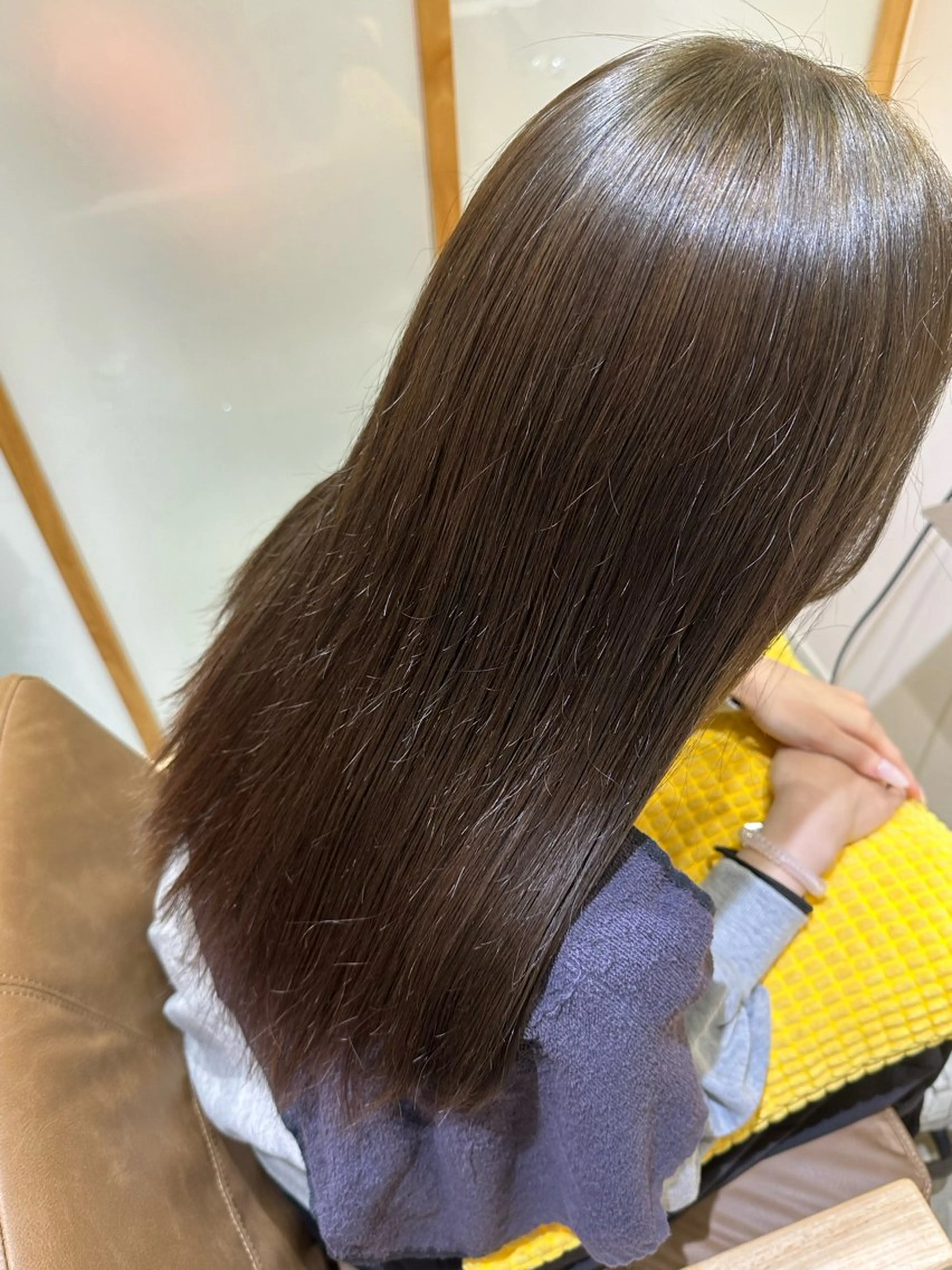 セミロング ヘアカラー トリートメント Zina川口店所属・౨ৎ︎Zina 川口 KIRARI౨ৎのヘアスタイル