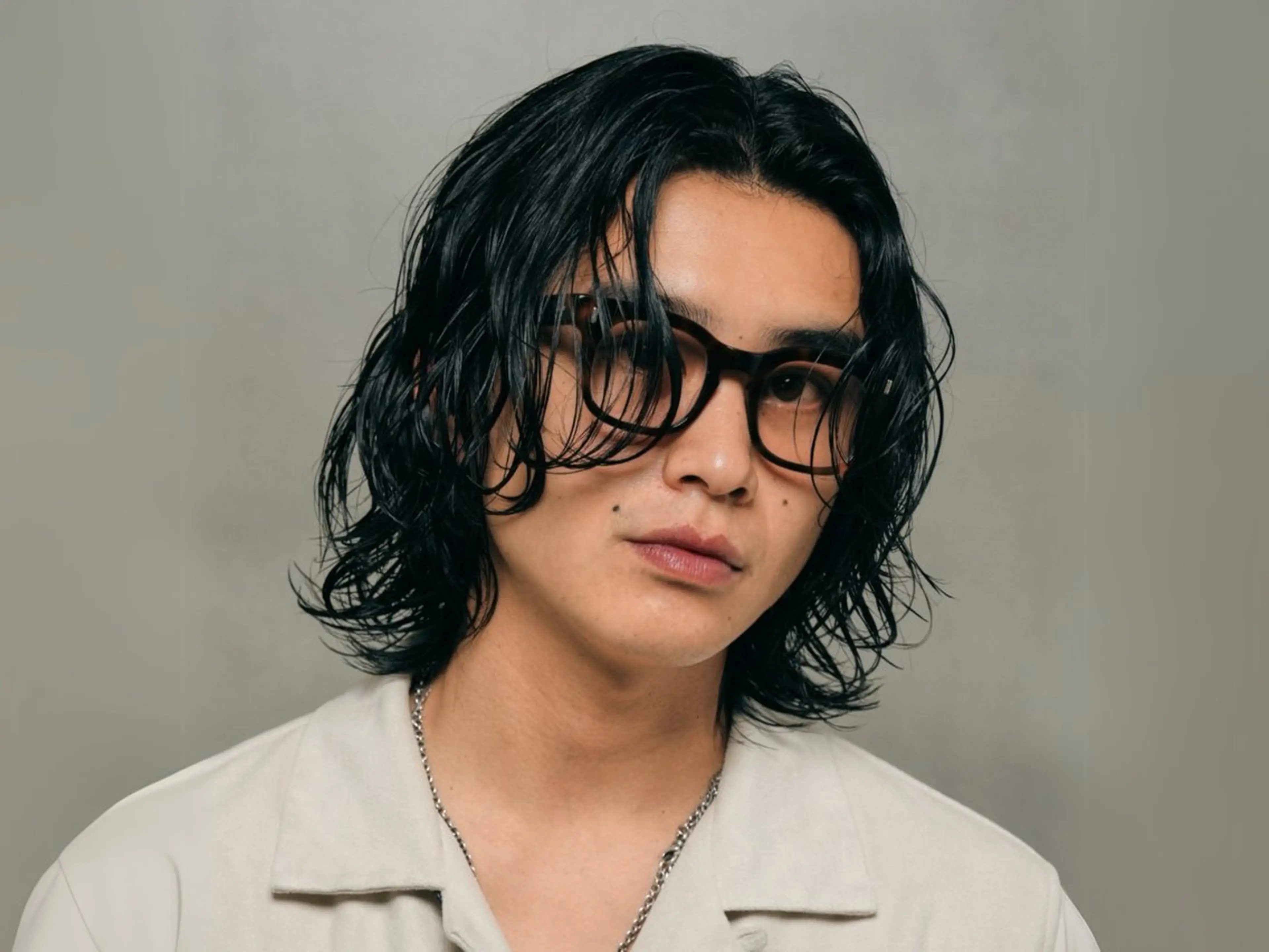 ミディアム ミディアムパーマ elima 武蔵小杉所属・[メンズパーマ特化] 棚橋大翔のヘアスタイル