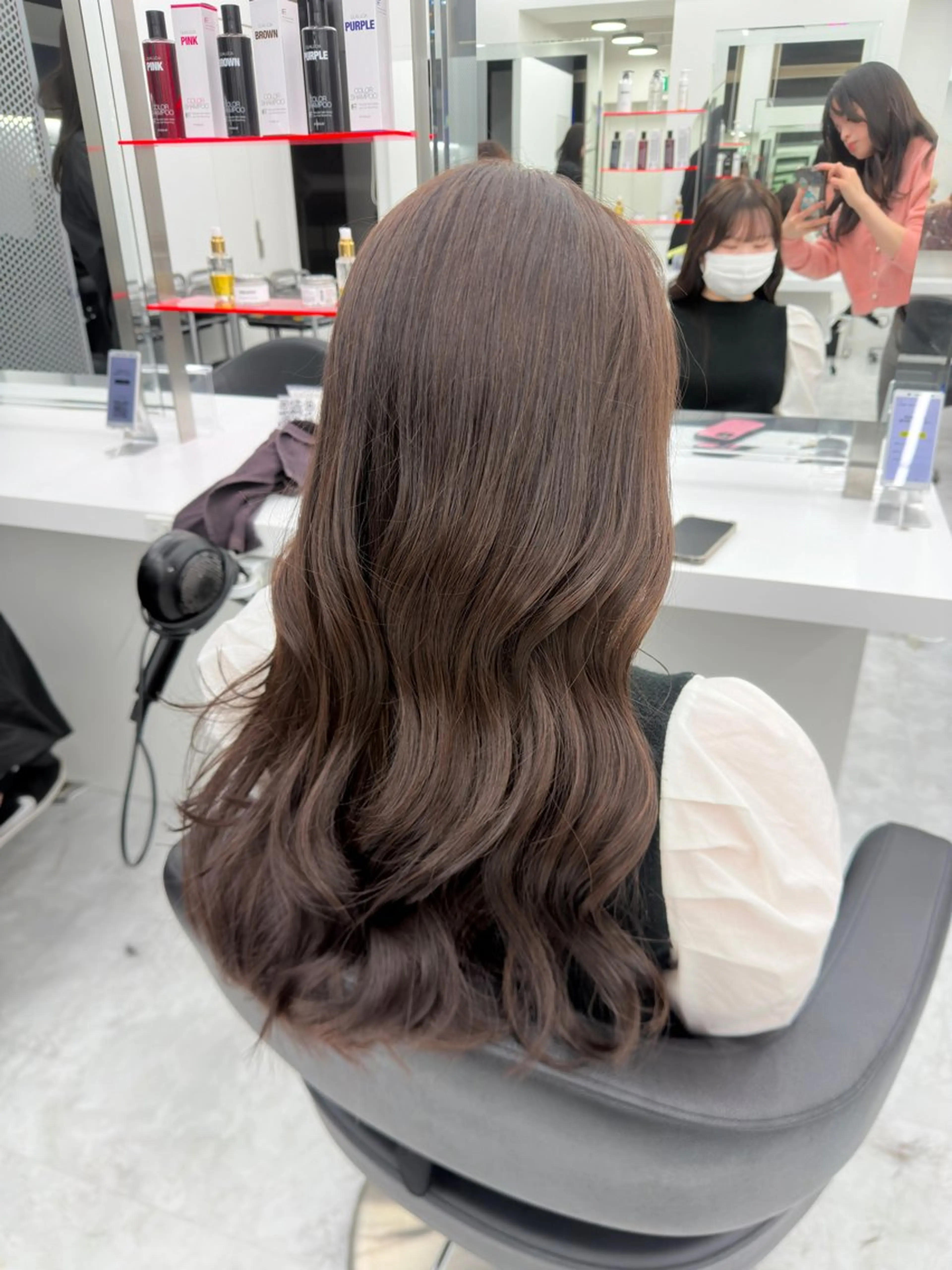 ロング パーマ ヘアアレンジ メンズ キッズ ♥️韓国ヘア レイヤー♥️ゆりのヘアスタイル