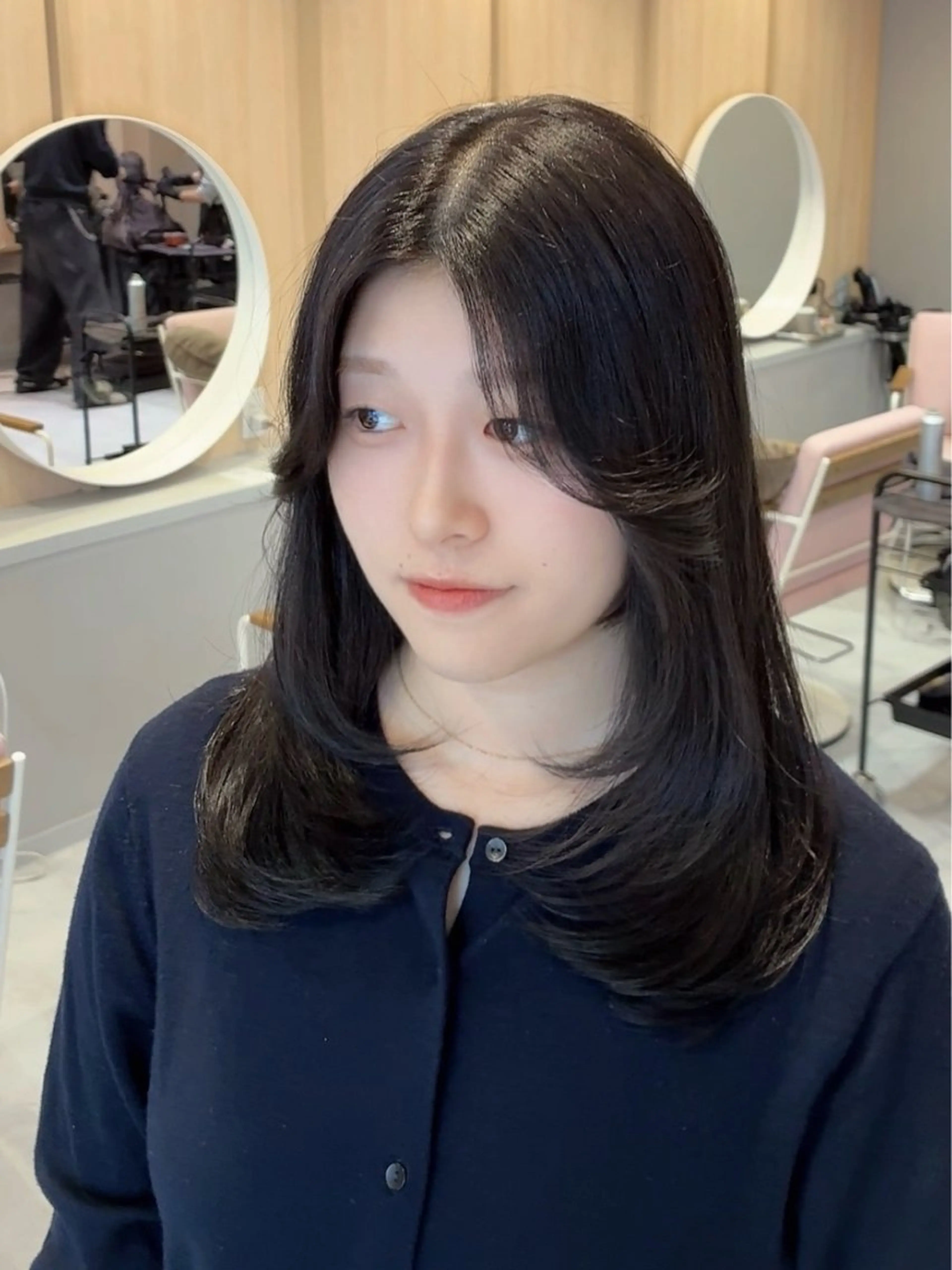 小顔×韓国レイヤー/ 骨格診断/Rikuのヘアスタイル