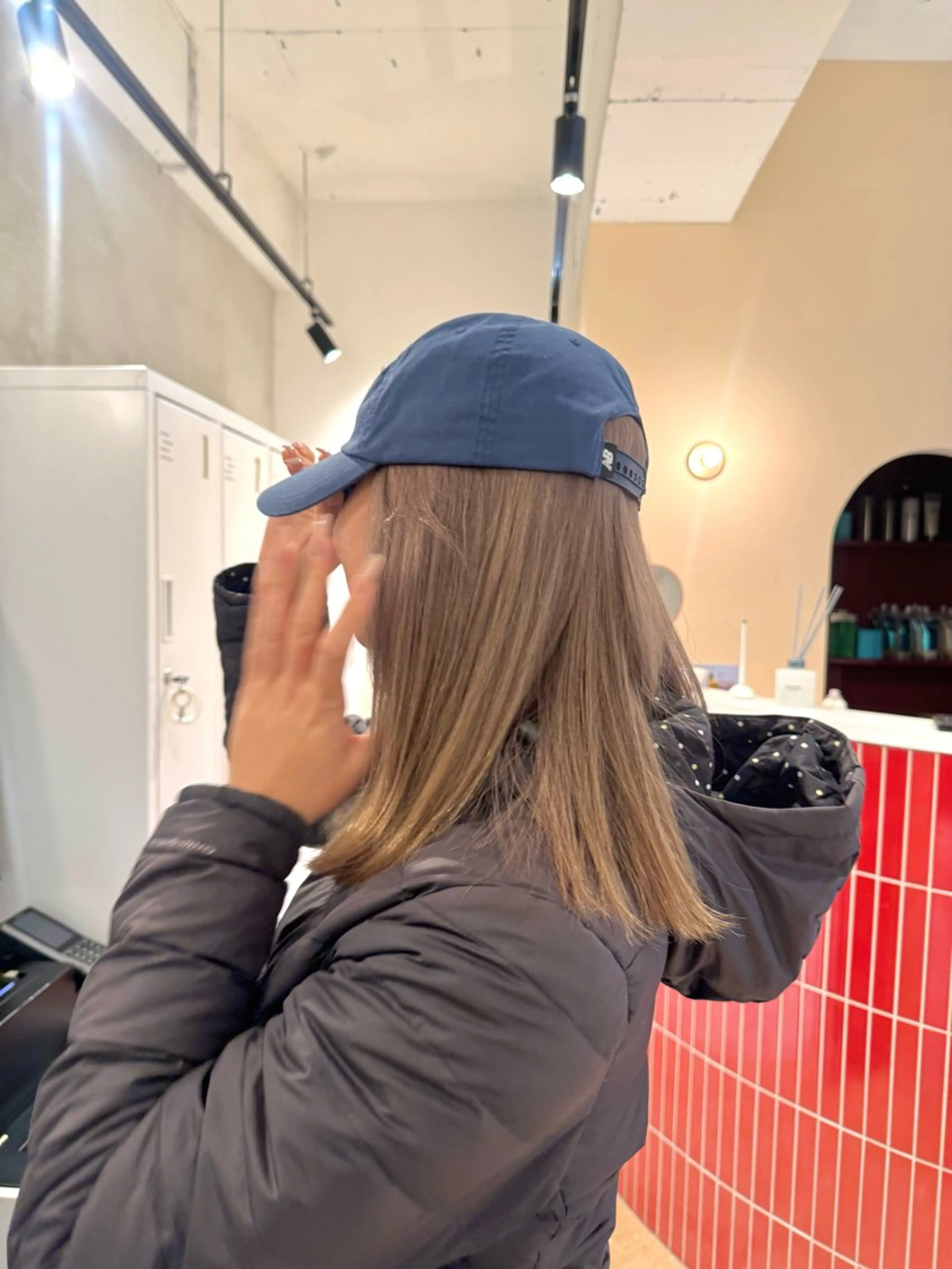 ミディアム カラー 🫧髪質改善/Wカラ ー 暖色 🌸桜🌸のヘアスタイル