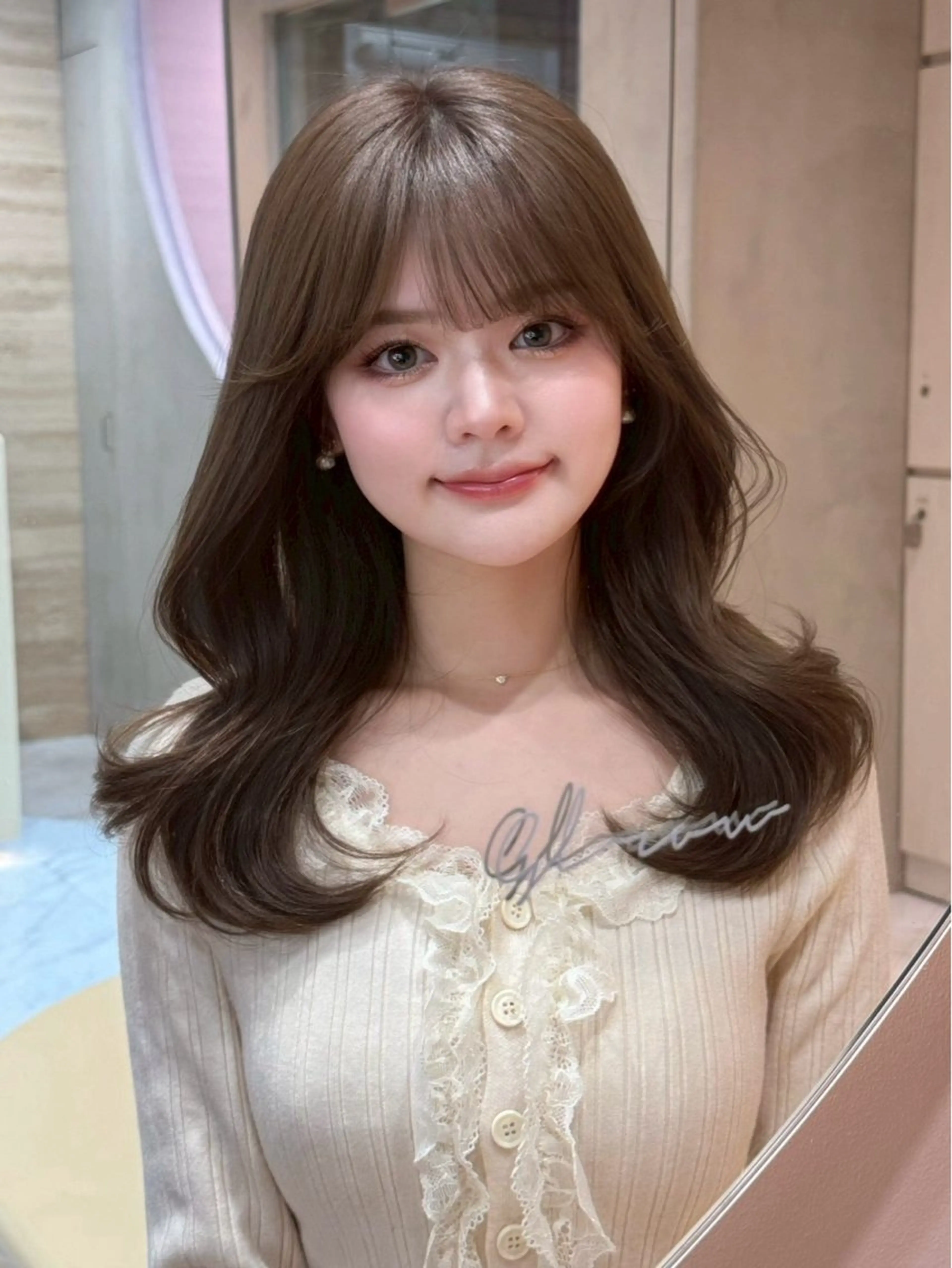 ミディアム 🩵縮毛矯正 /🫧harukaのヘアスタイル