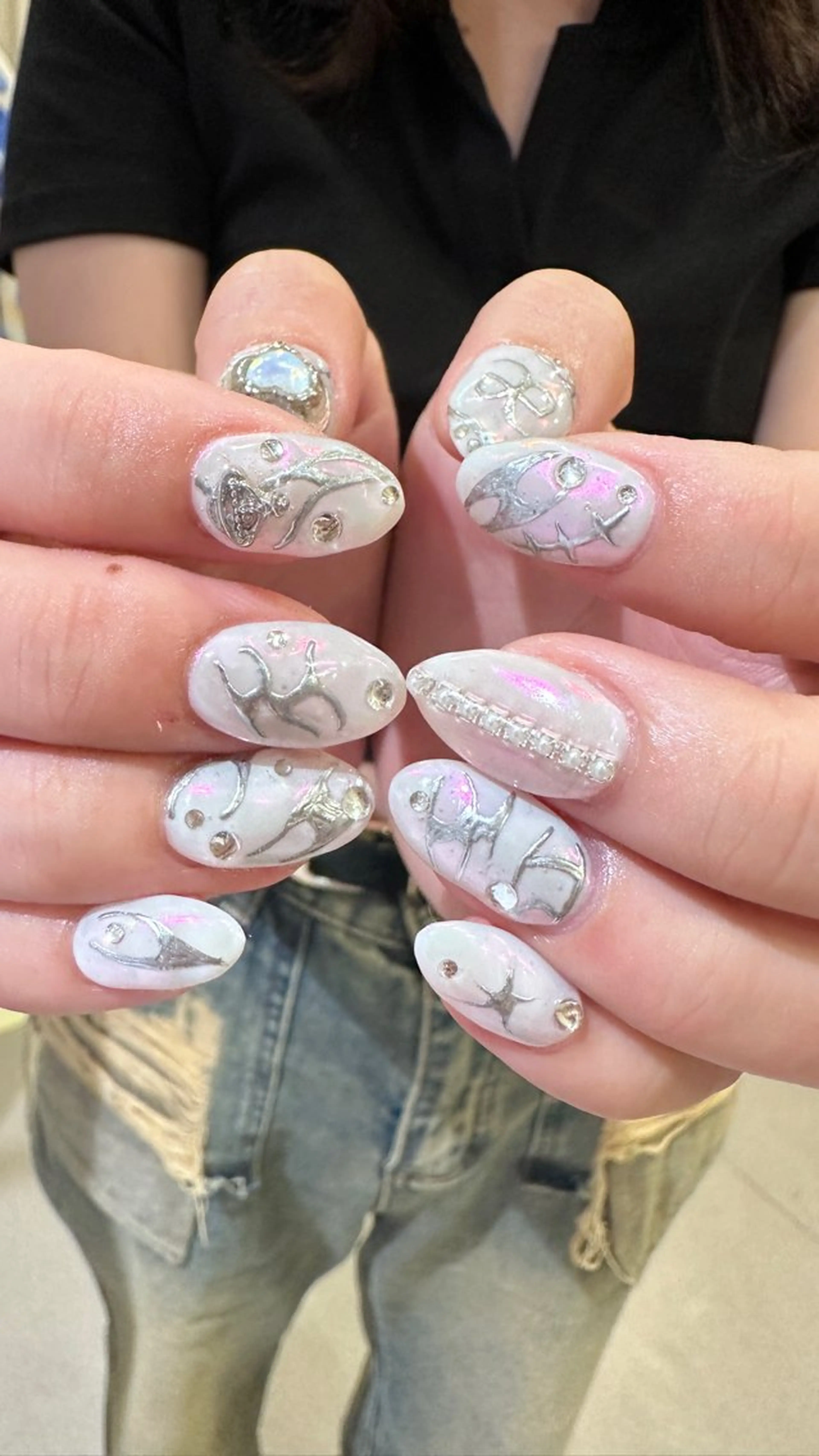 ネイル ハンドネイル 👽個性派ネイル🎀 komachiのヘアスタイル