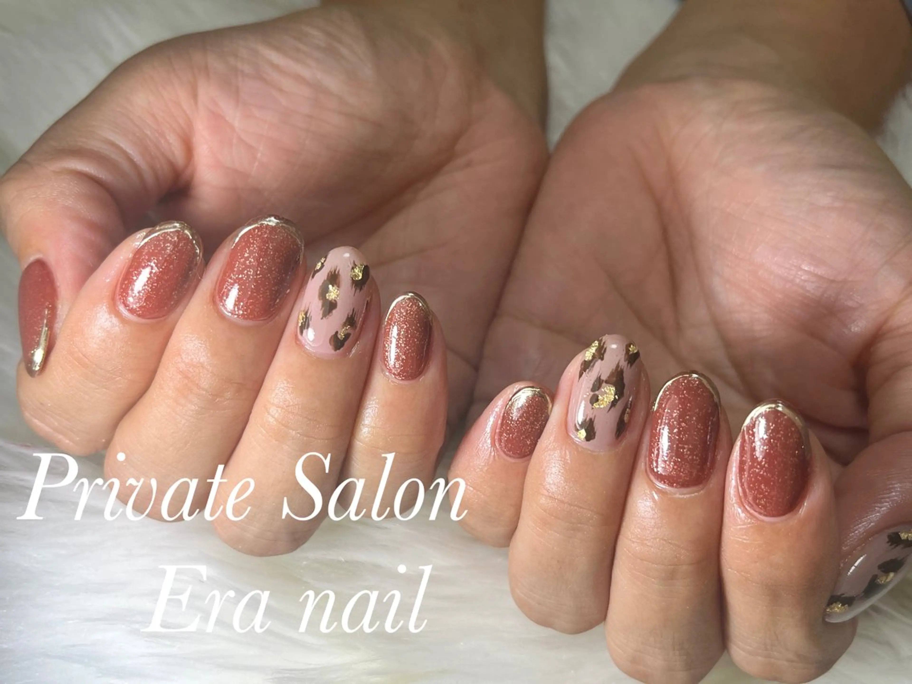 ネイル アニマル柄 Era nailのネイルデザイン