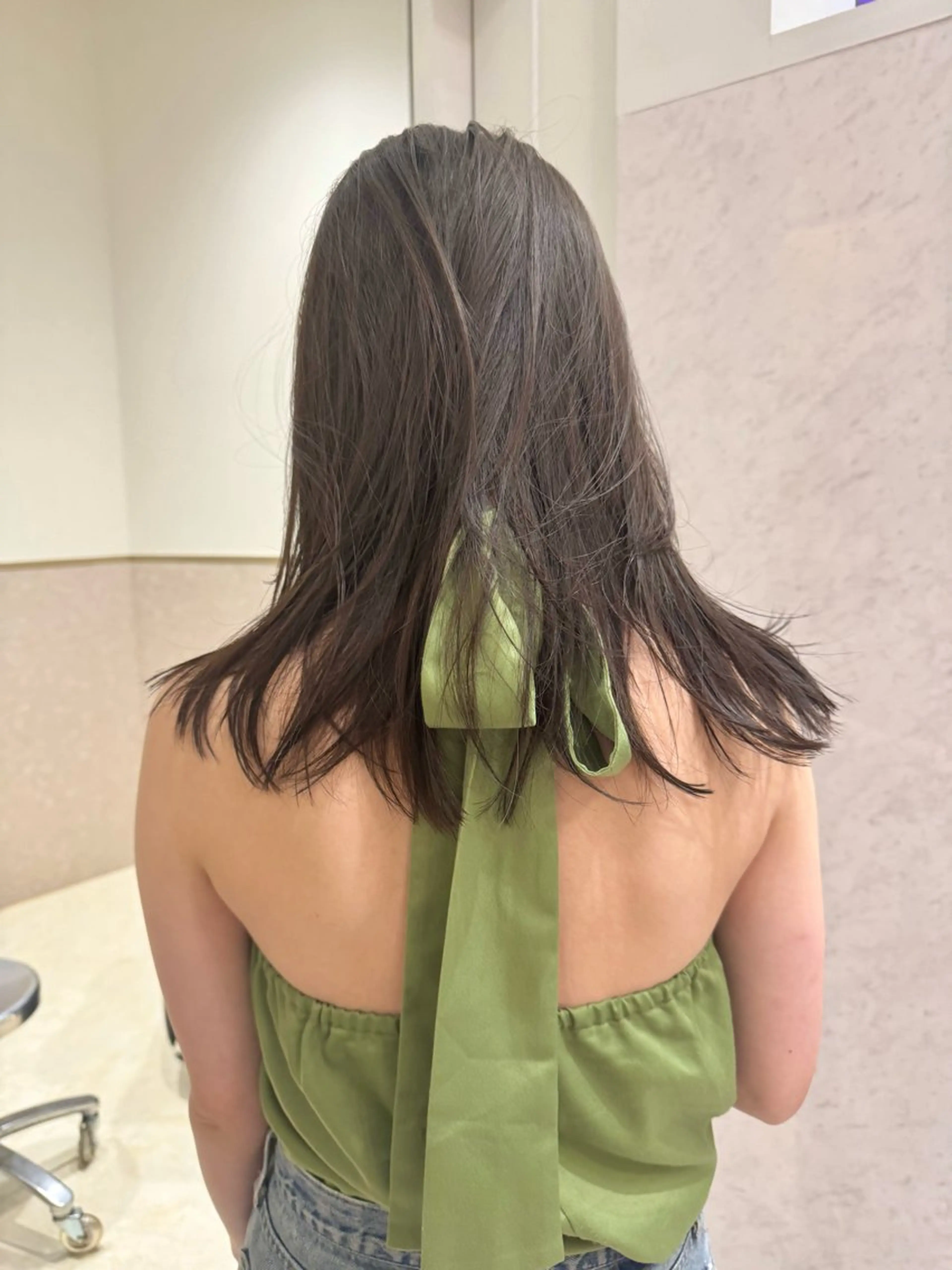 ミディアム 捺葵 @72tomi__のヘアスタイル