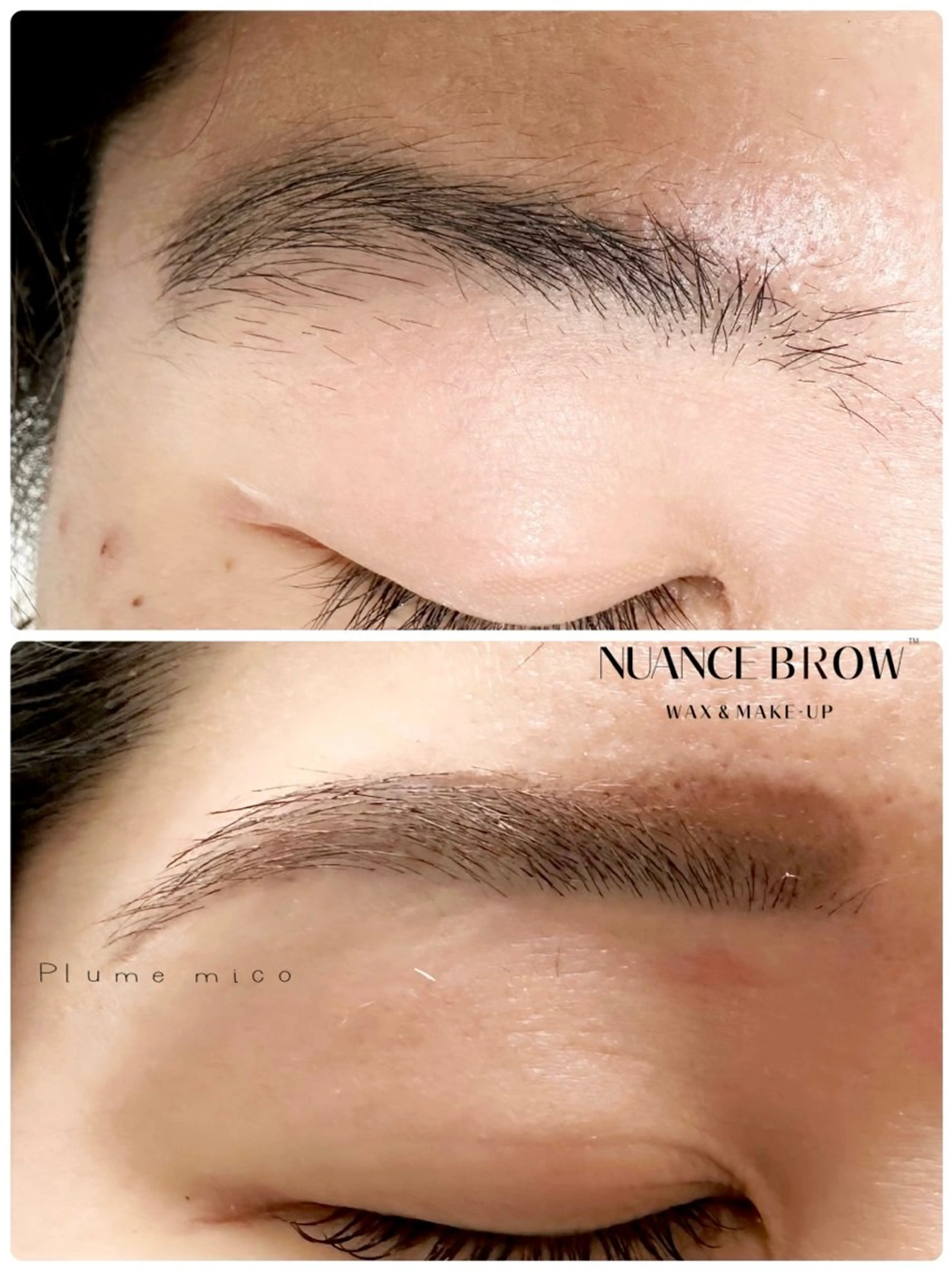 アイブロウ ワックス脱毛 Plume micoのマツエク・マツパデザイン