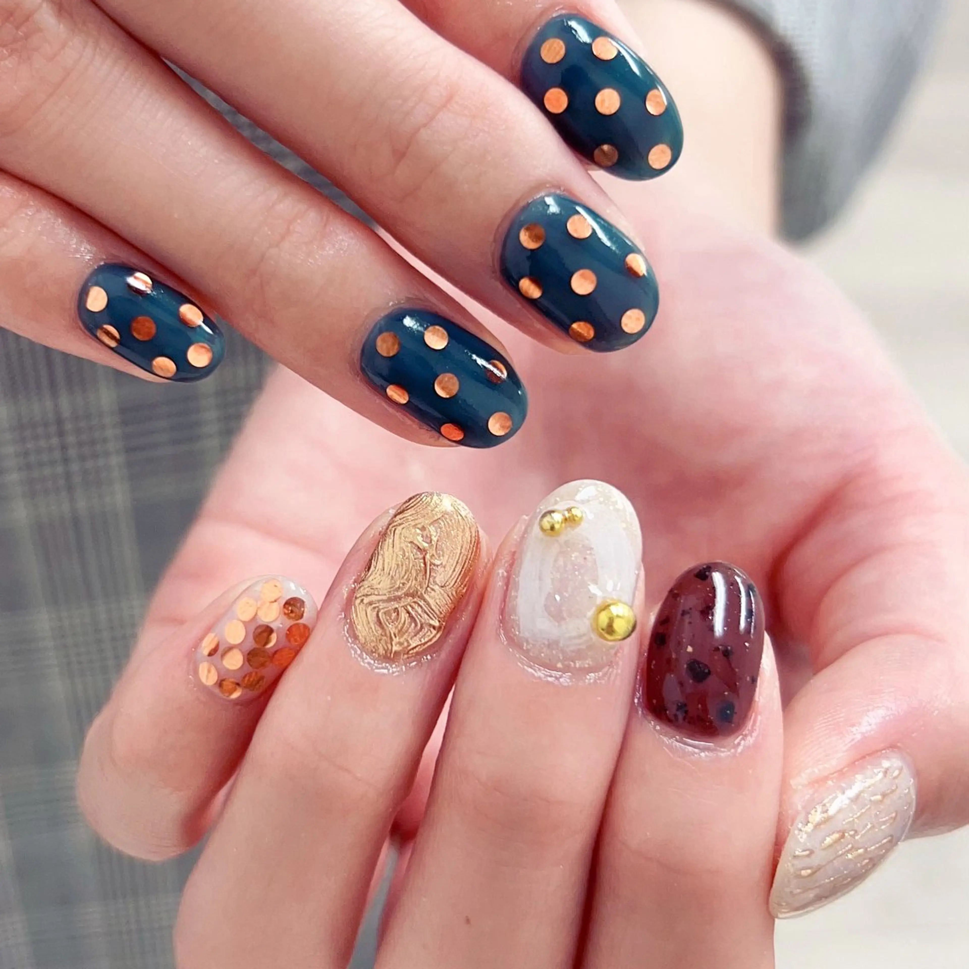 ネイル アートネイル ニュアンスネイル muum_nail 新宿2分 三丁目1分のネイルデザイン