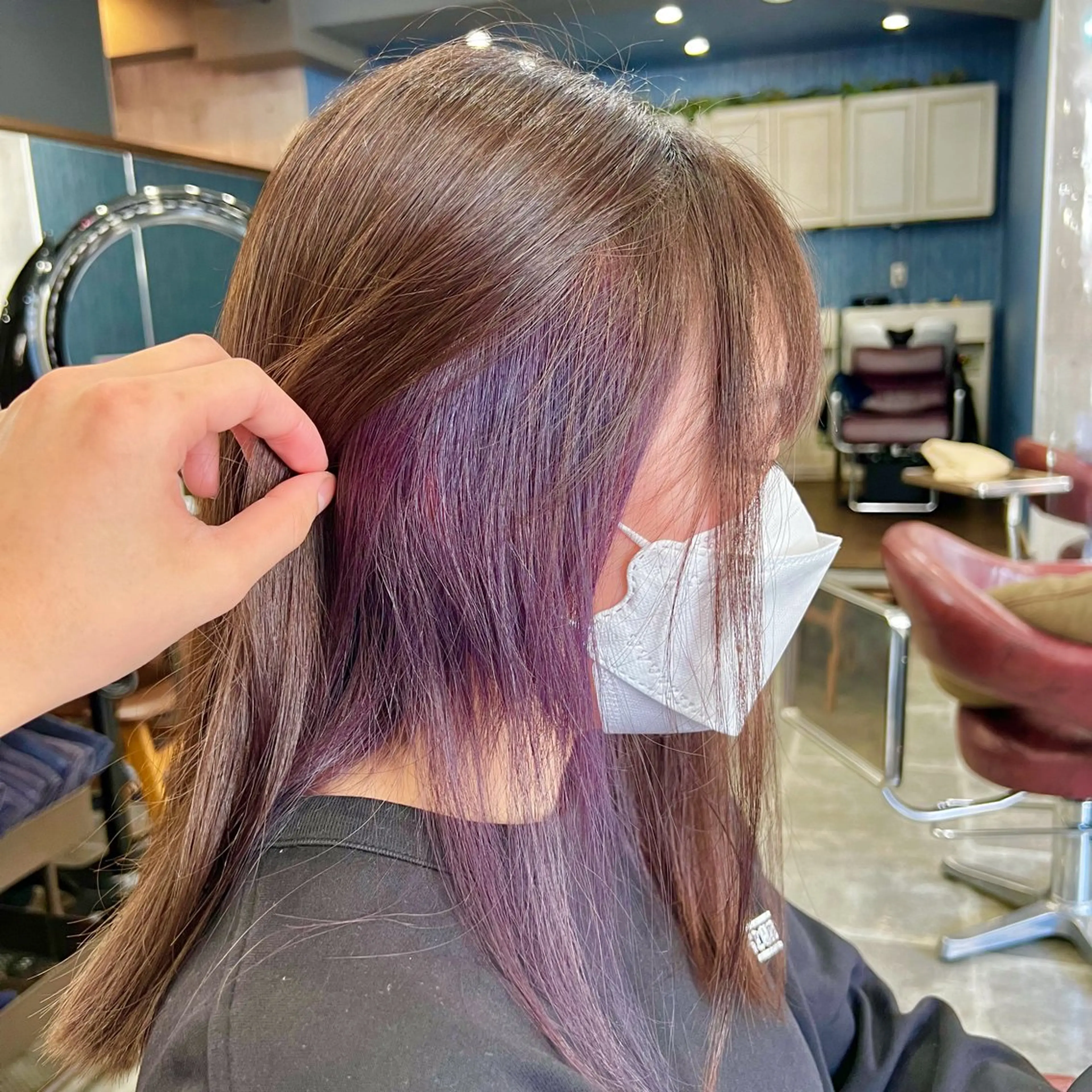 カラー 銀座No.1🏆✨ メンズパーマ特化のヘアスタイル