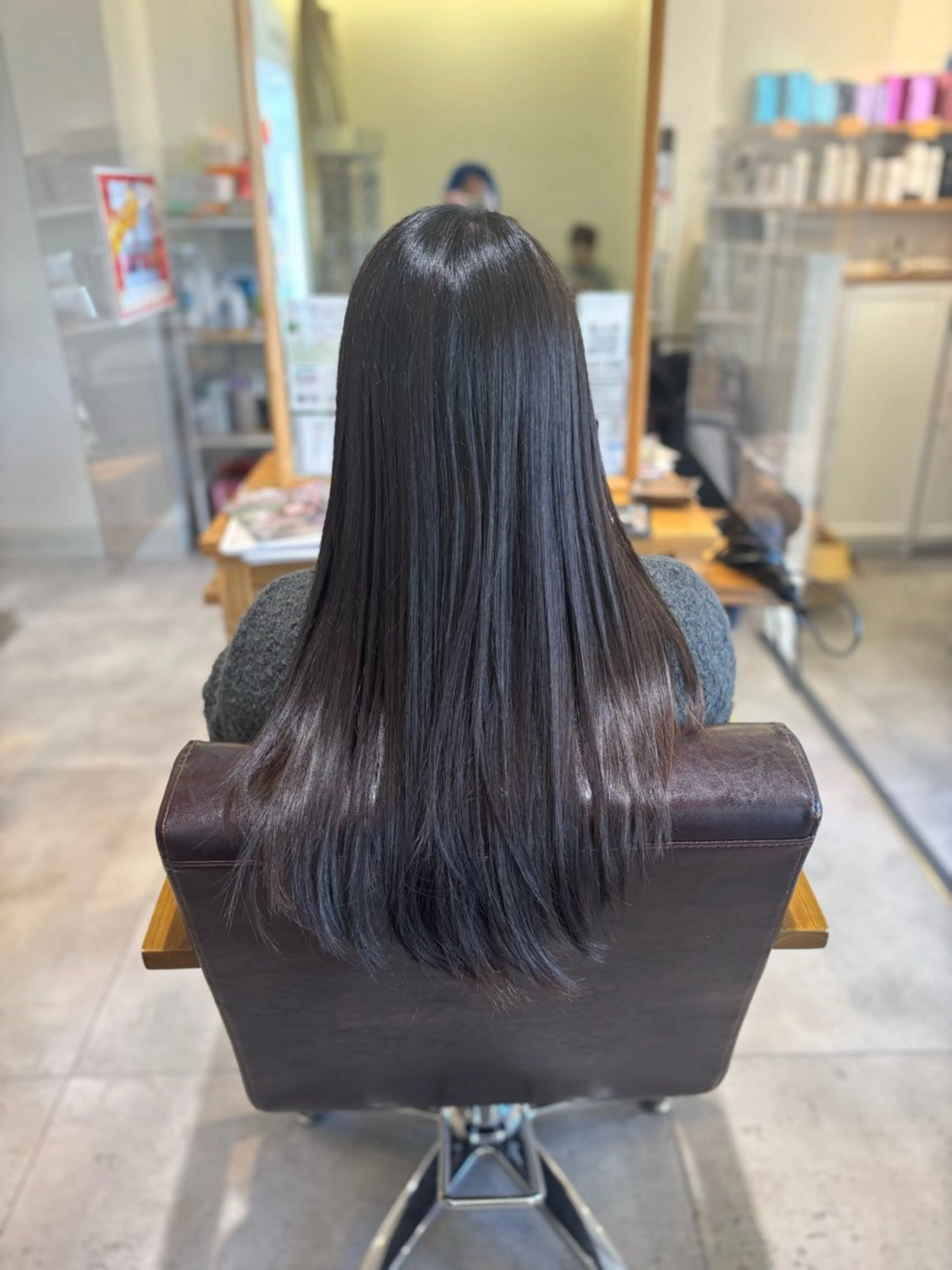 ロング パーマ カット 縮毛矯正 BLENDby happiness所属・KAORU/絹髪 /髪質改善/奈良のヘアスタイル