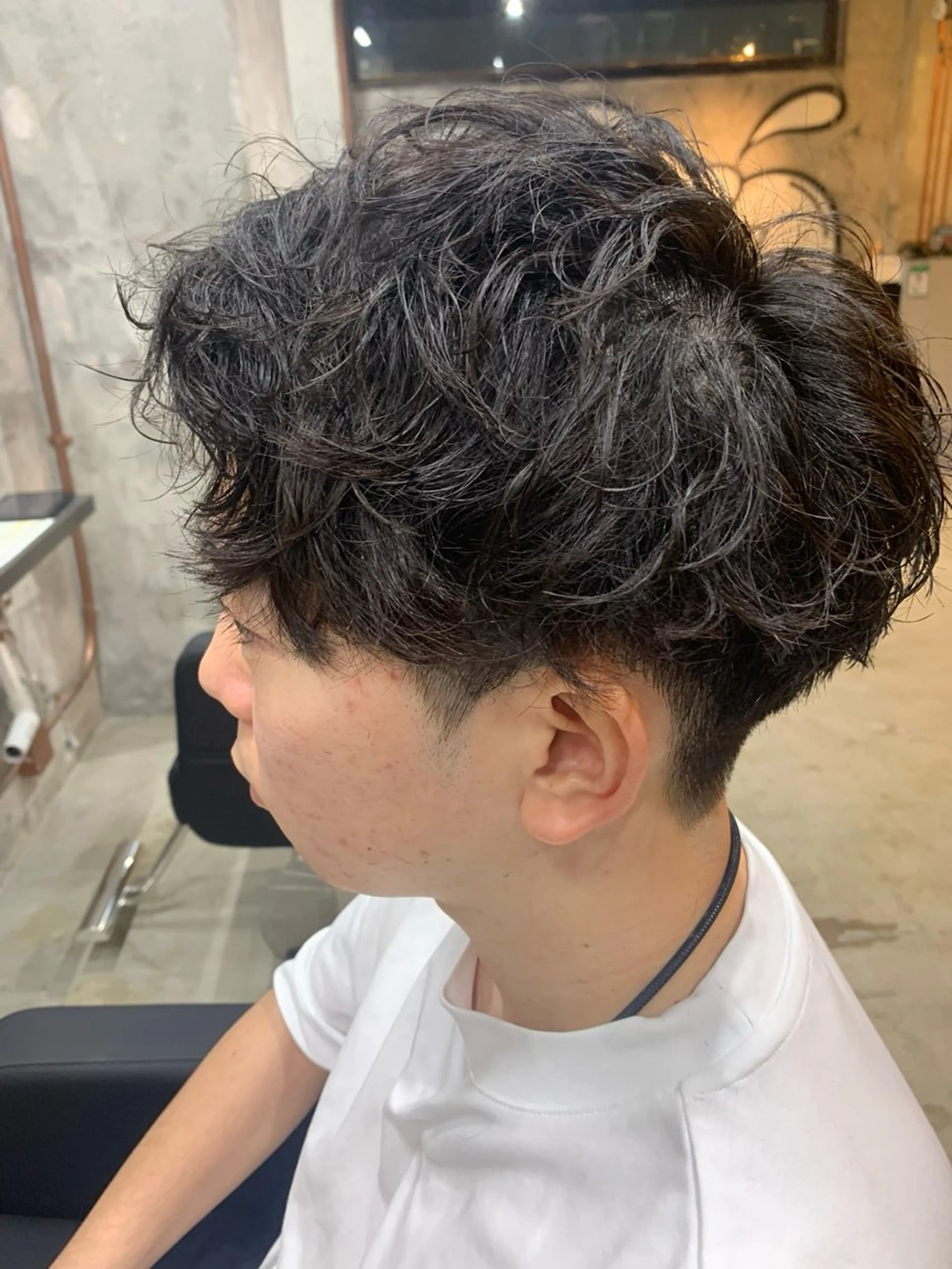 パーマ メンズ マッシュ メンズパーマ ツイストスパイラルパーマ スパイラルパーマ カット パーマ ⚡️メンズパーマ特化 mens支持◎/忠地のヘアスタイル