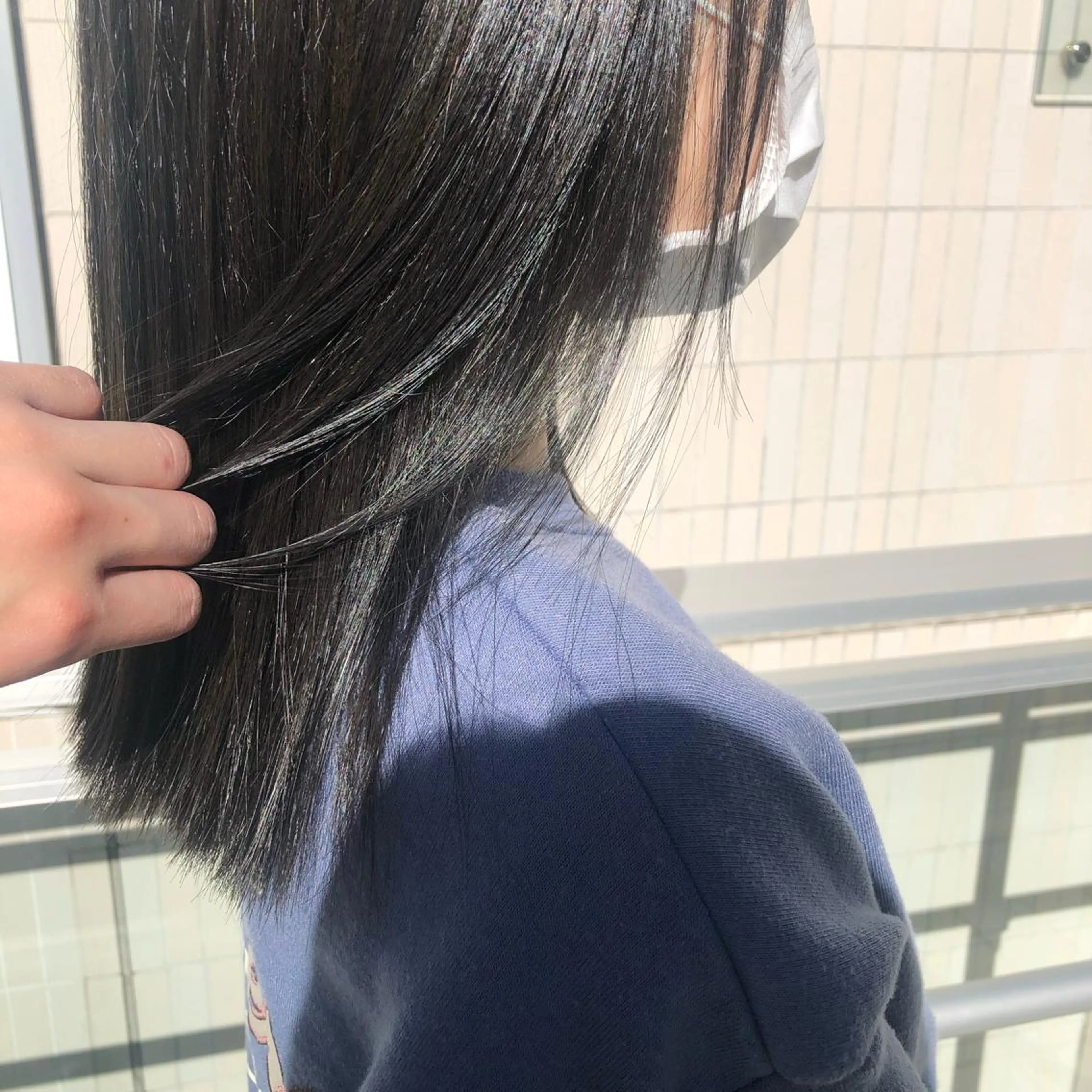 セミロング カラー アディクシーカラー こだわりカラー🕊️ 坪井美南🌼のマツエク・マツパデザイン