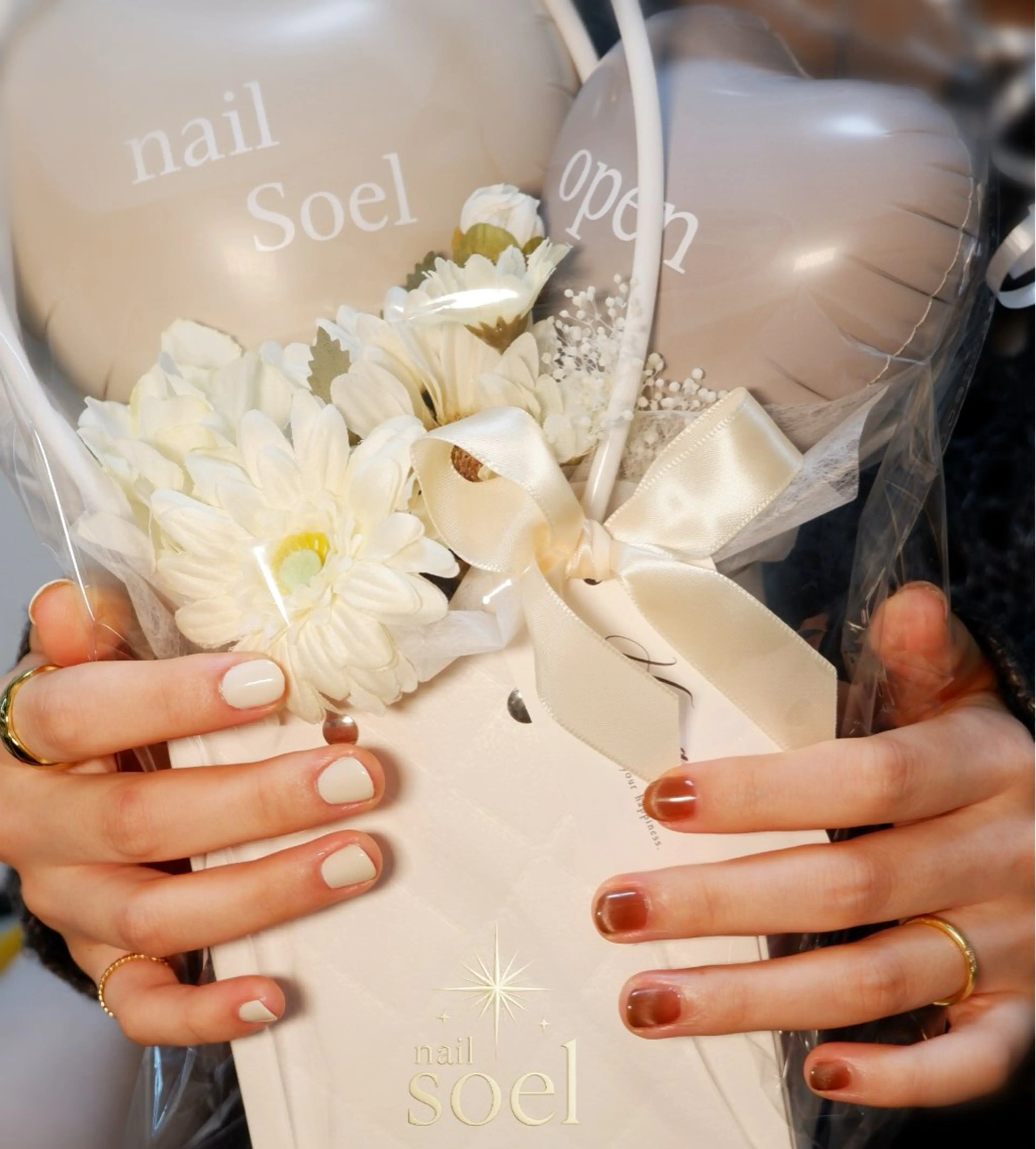 ネイル ブラウン ジェルネイル 韓国ネイル ニュアンスネイル シンプルネイル nail Soel｜ ﾈｲﾙ ｿｴﾙのネイルデザイン
