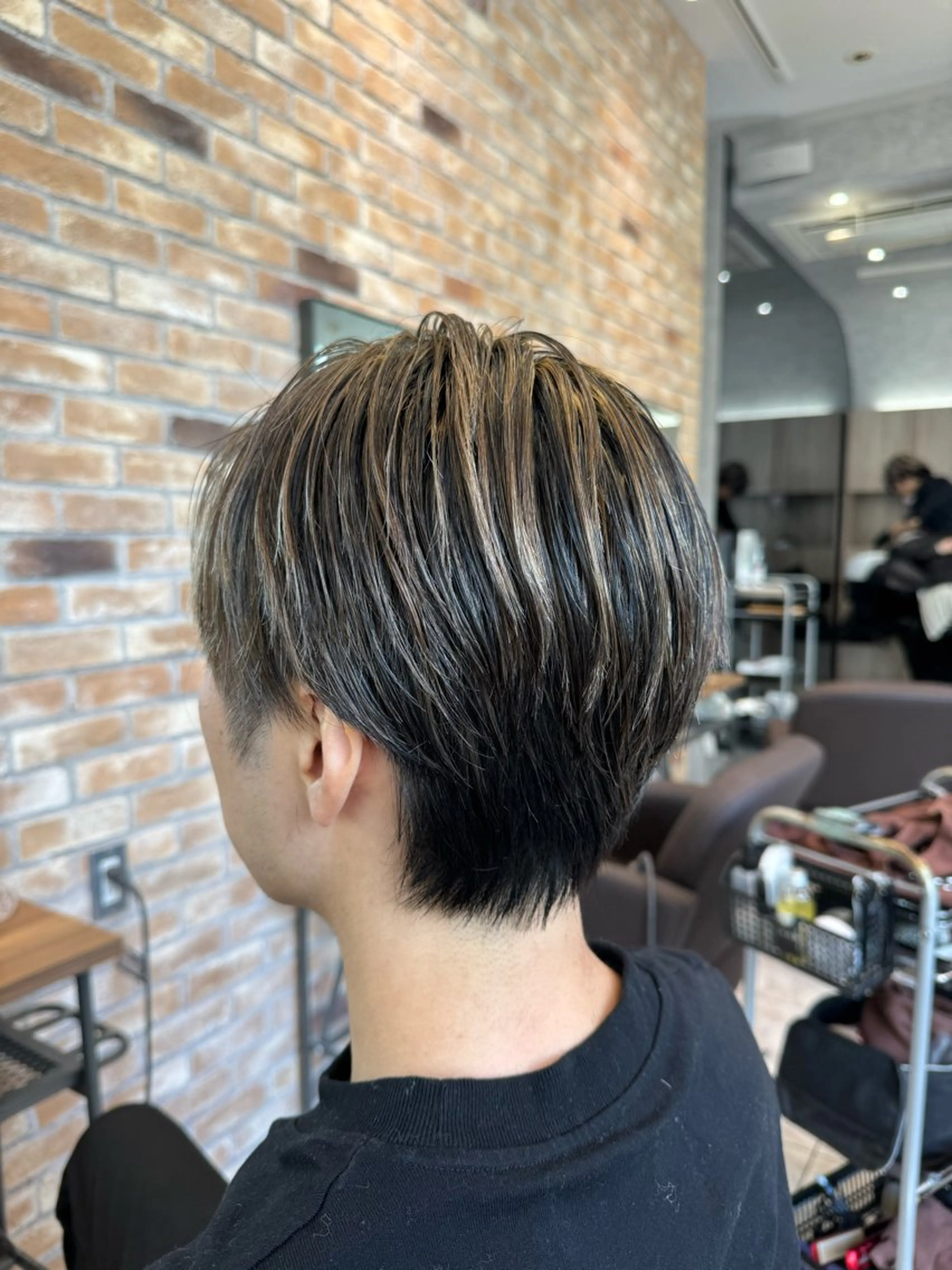 ショート カラー メンズ メンズヘア特化 廣田和也のヘアスタイル