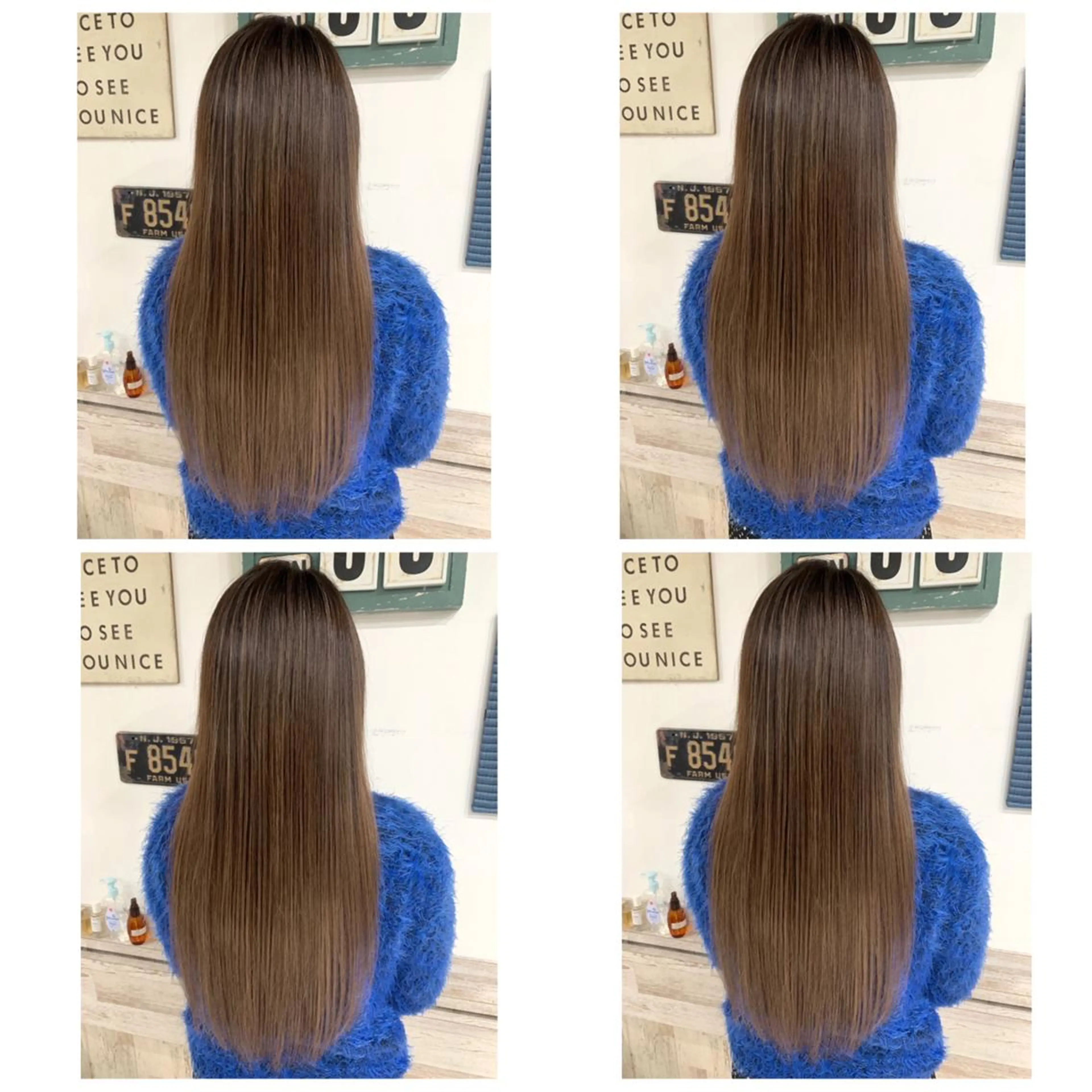 ロング カラー カット ヘアカラー 京都大人女性ショート 徒歩1分/秋山のヘアスタイル