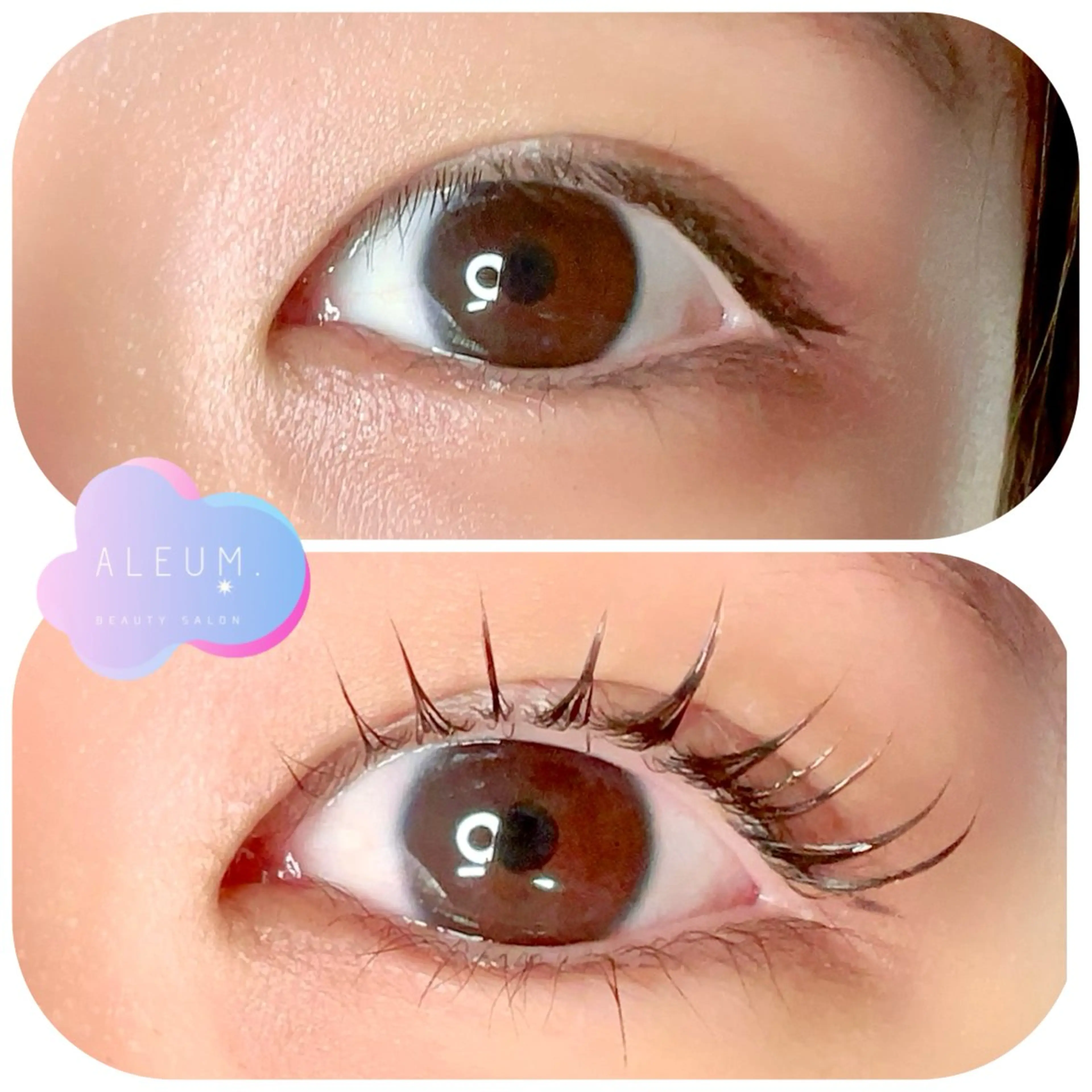 マツエク・マツパ 一重×まつ毛パーマ 🌈ALEUM.🌈 アルムのマツエク・マツパデザイン