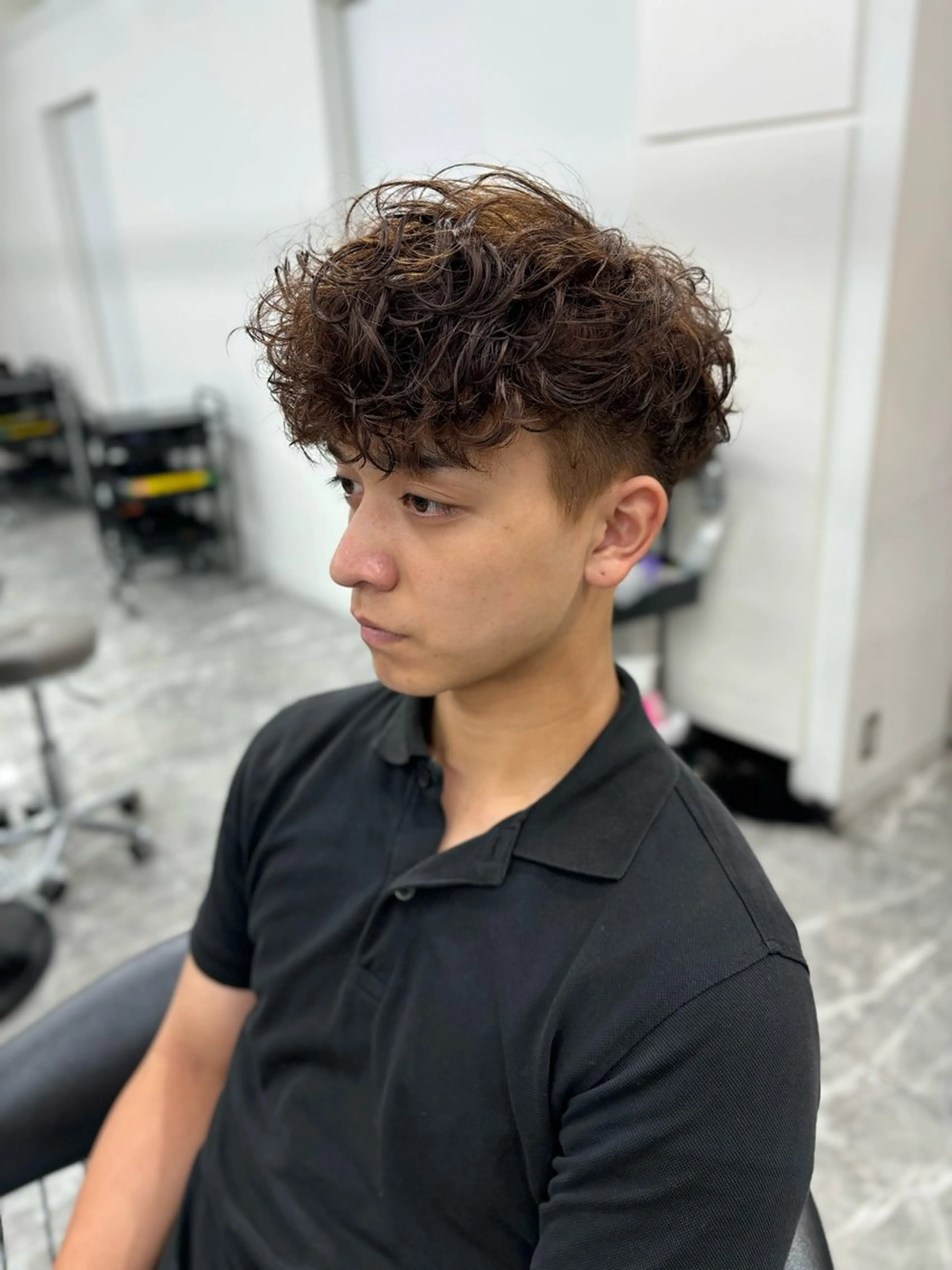 パーマ メンズ カット パーマ 🍐シャドウパーマ メンズ特化/守岡🍐のヘアスタイル