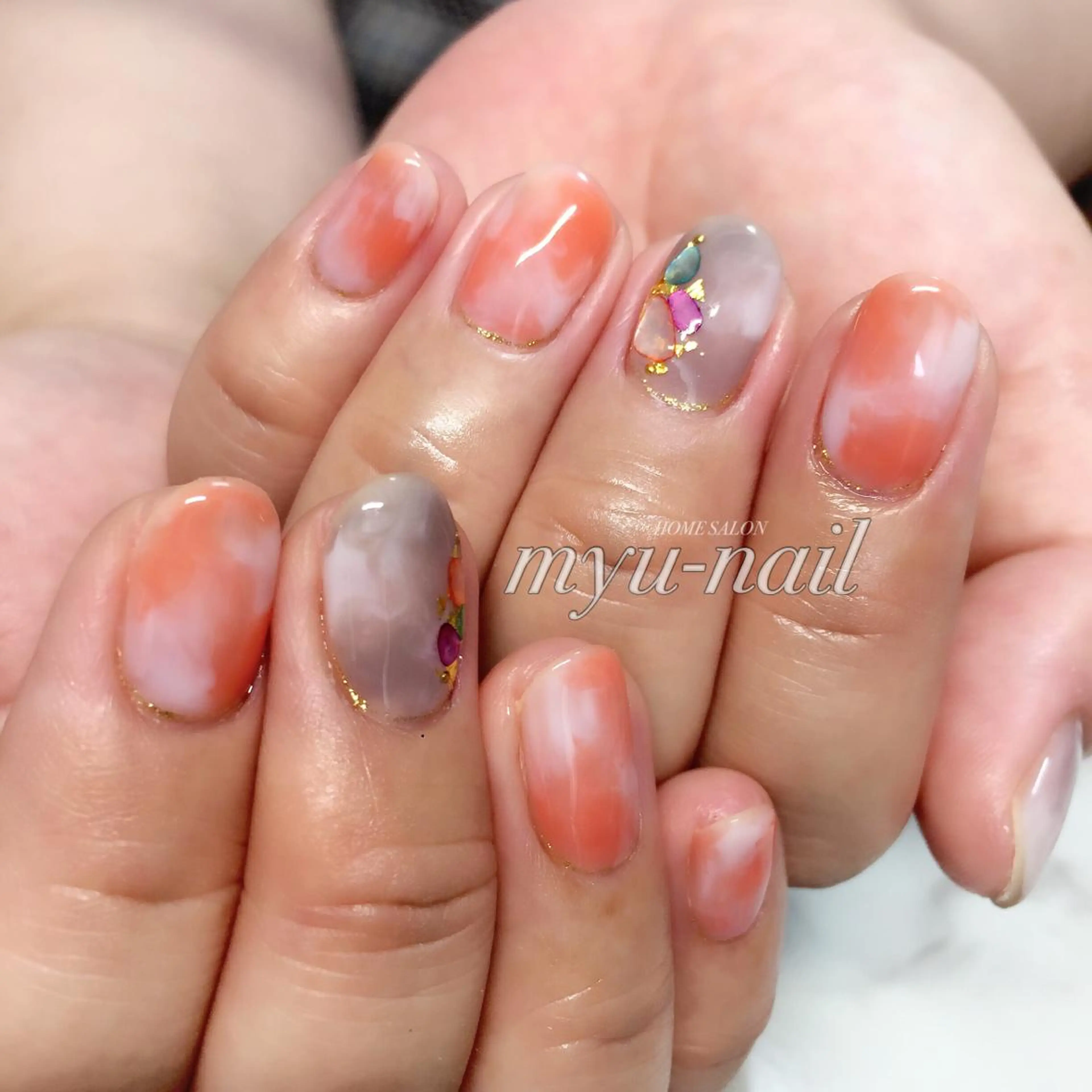 ネイル ホームサロン myu-nailのネイルデザイン