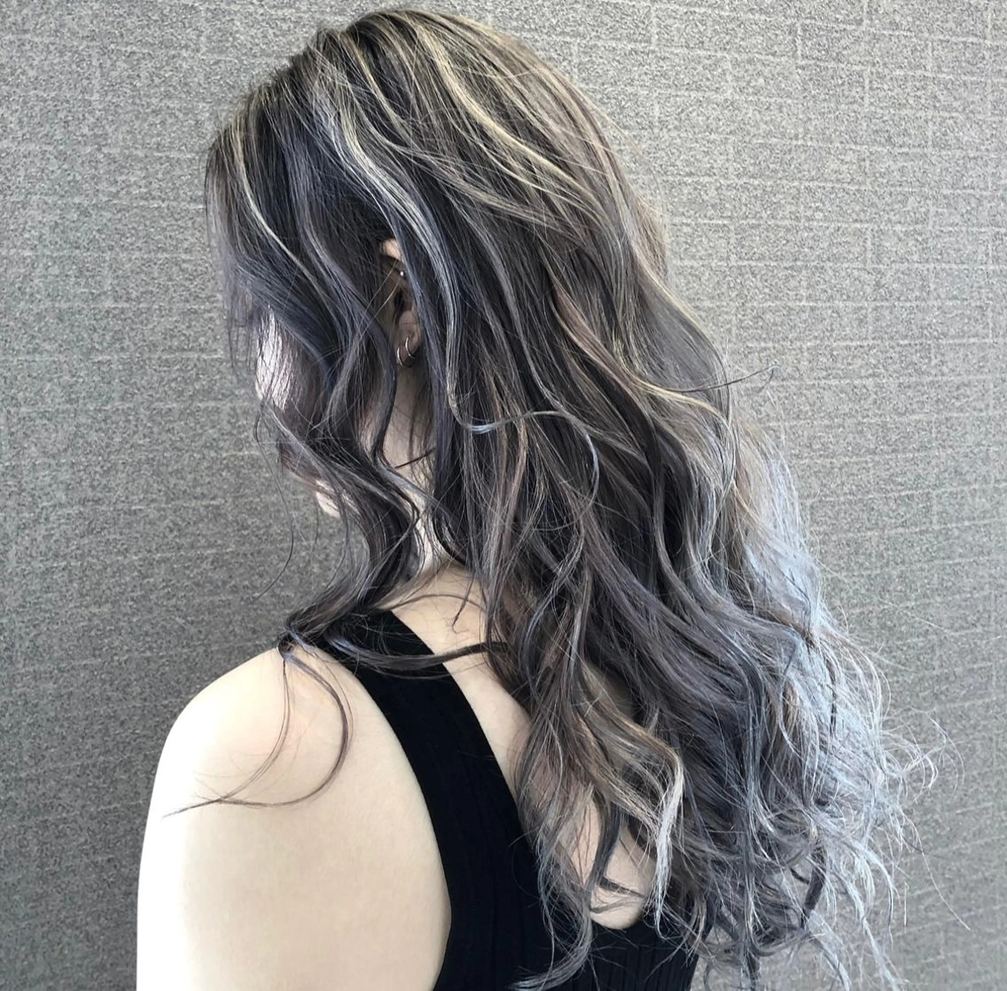 セミロング カラー ヘアアレンジ アンドウ ユウ/ レイヤーカット/韓国のヘアスタイル