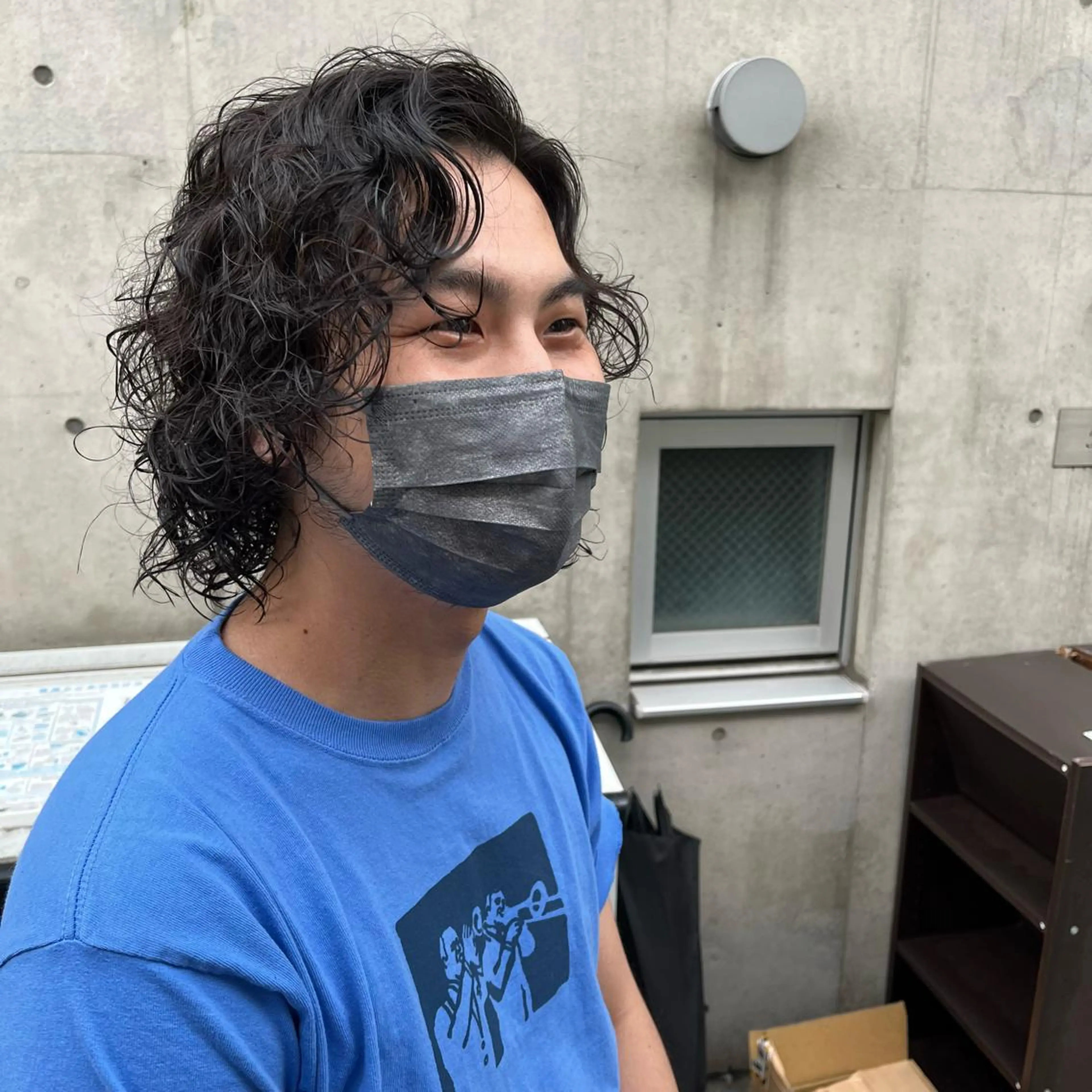 ショート パーマ ヘアアレンジ メンズ メンズパーマ ボブ スパイラルパーマ メンズパーマの達人 🌟川内絵人のヘアスタイル