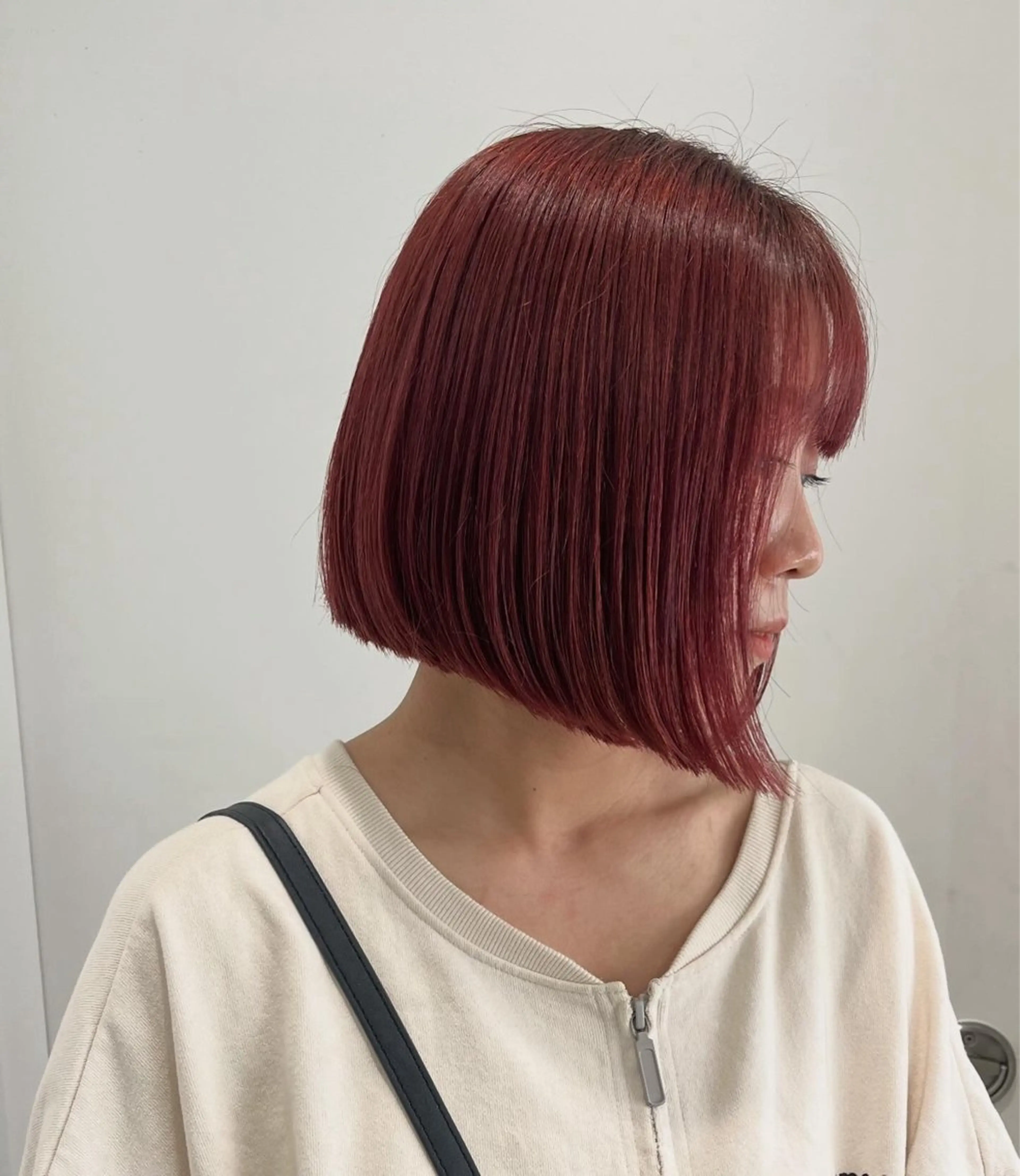 ショート カラー 縮毛矯正/ハイトーン /パーマ/前原汐🎐のヘアスタイル