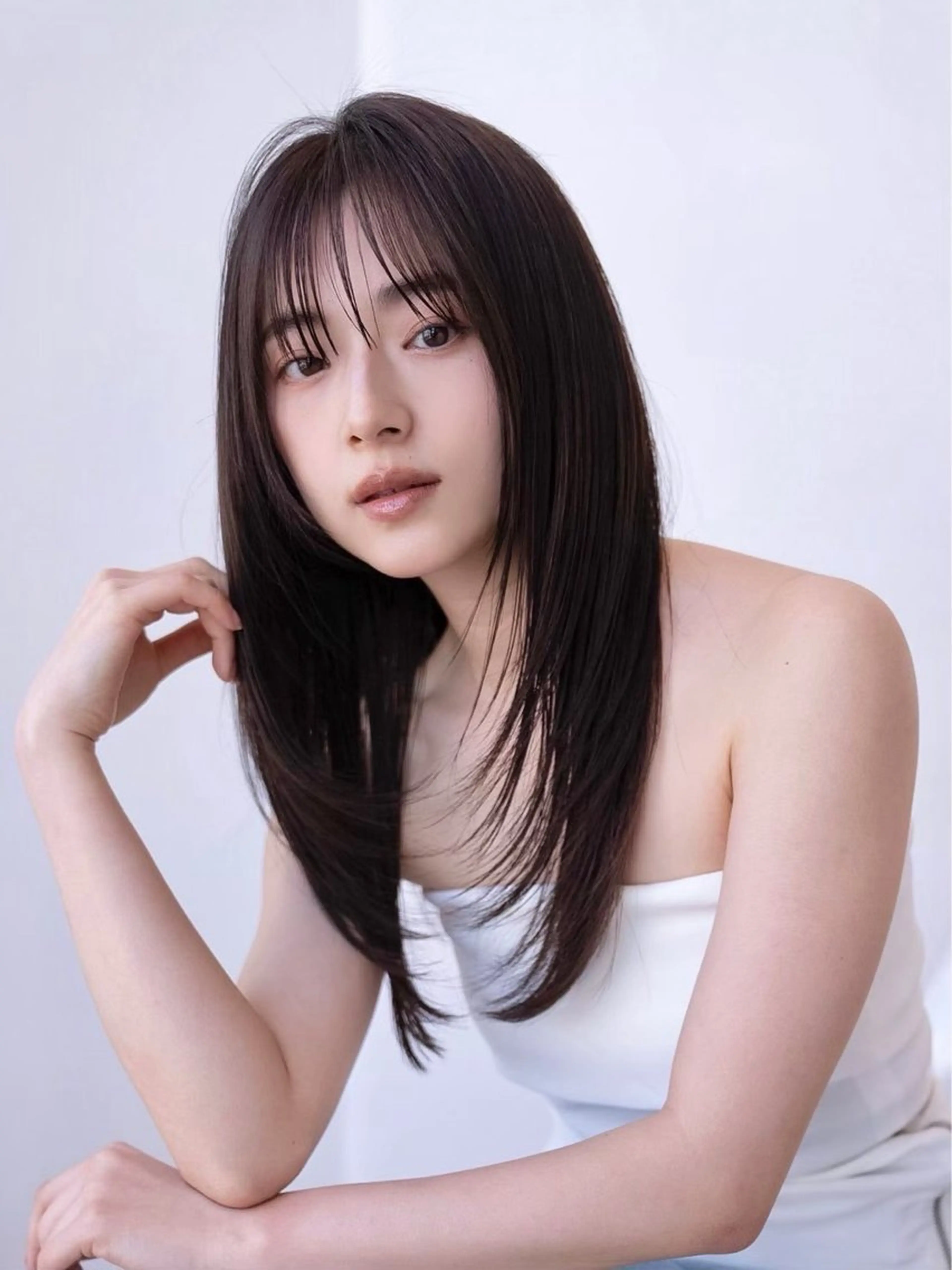 ロング 🫧艶感カラー/ あいり🤍のヘアスタイル