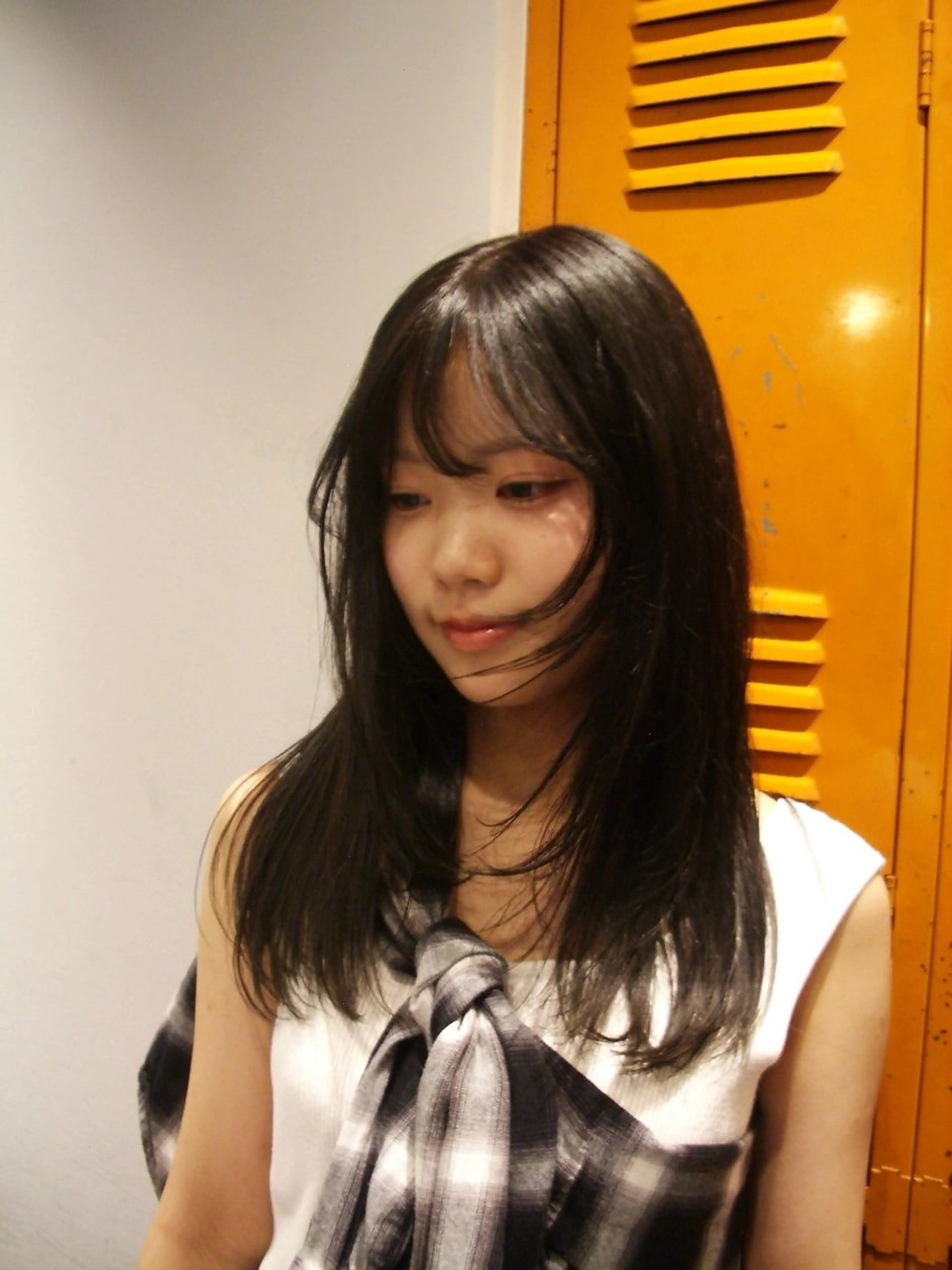 セミロング カラー ヘアアレンジ marino マリノのヘアスタイル