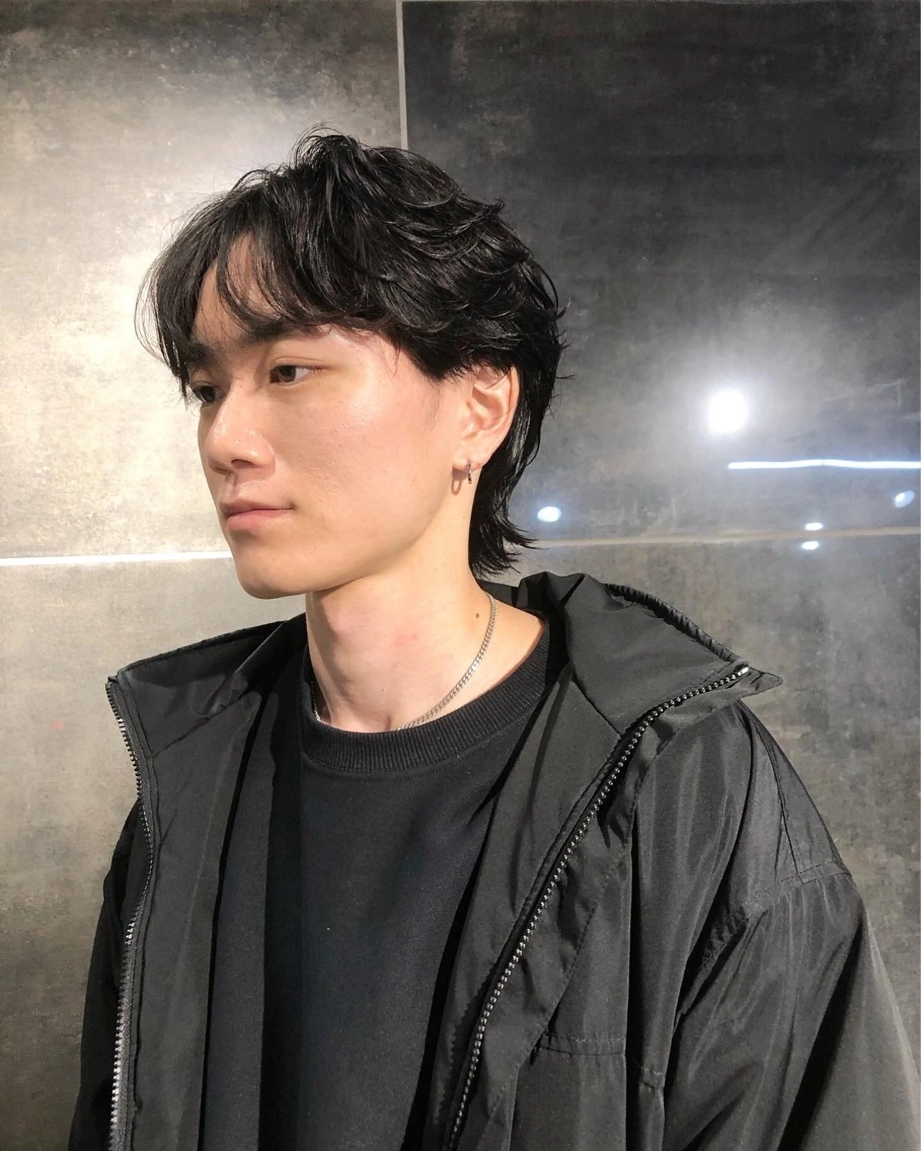 パーマ ヘアアレンジ メンズ シースルーバング カット パーマ トリートメント ヘアセット ainico+所属・メンズ特化✂️栗原 侑也のヘアスタイル