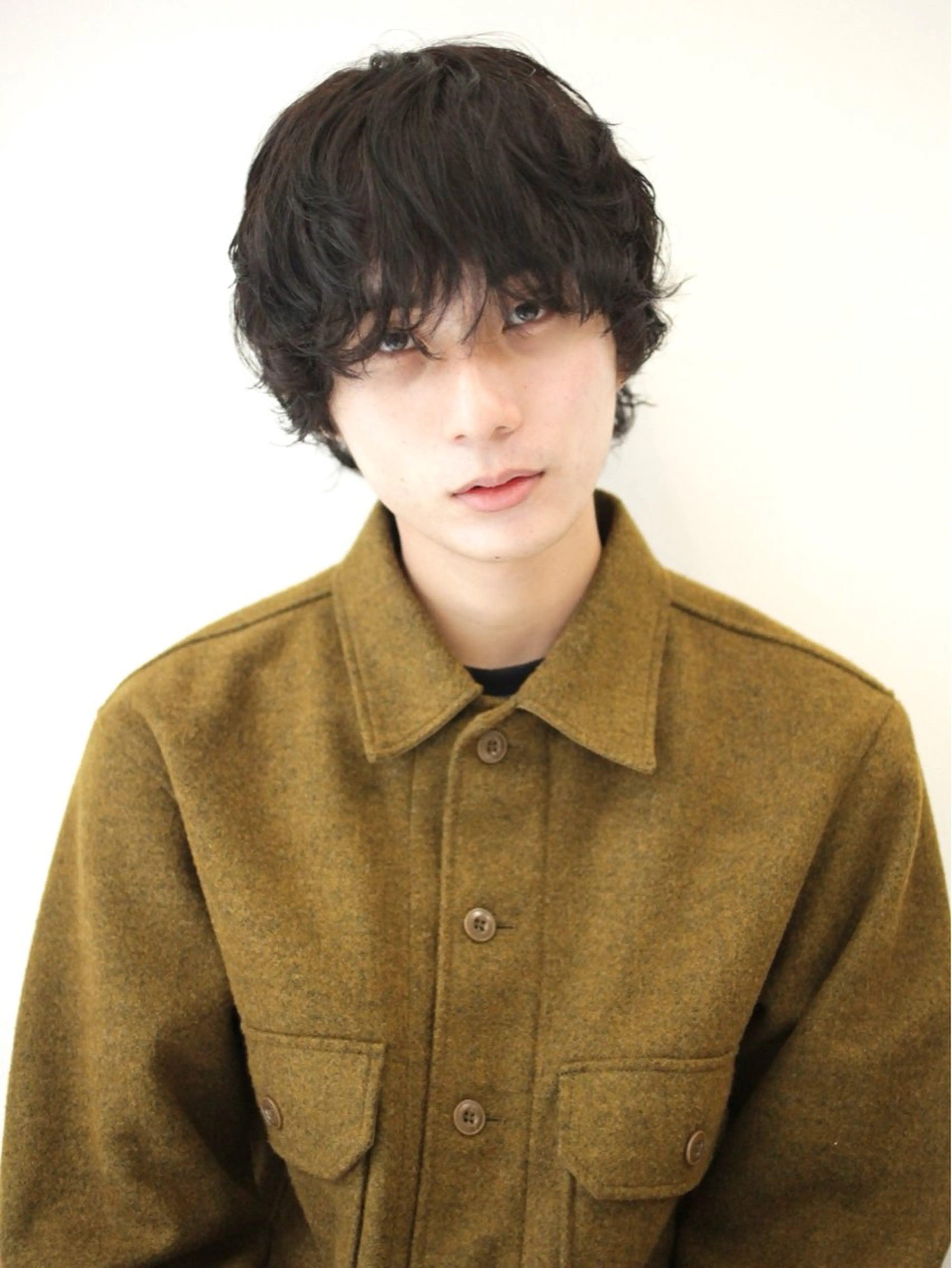 メンズカット+フェザーパーマorニュア+補修トリートメント（縮毛矯正でも可⭐️）の写真