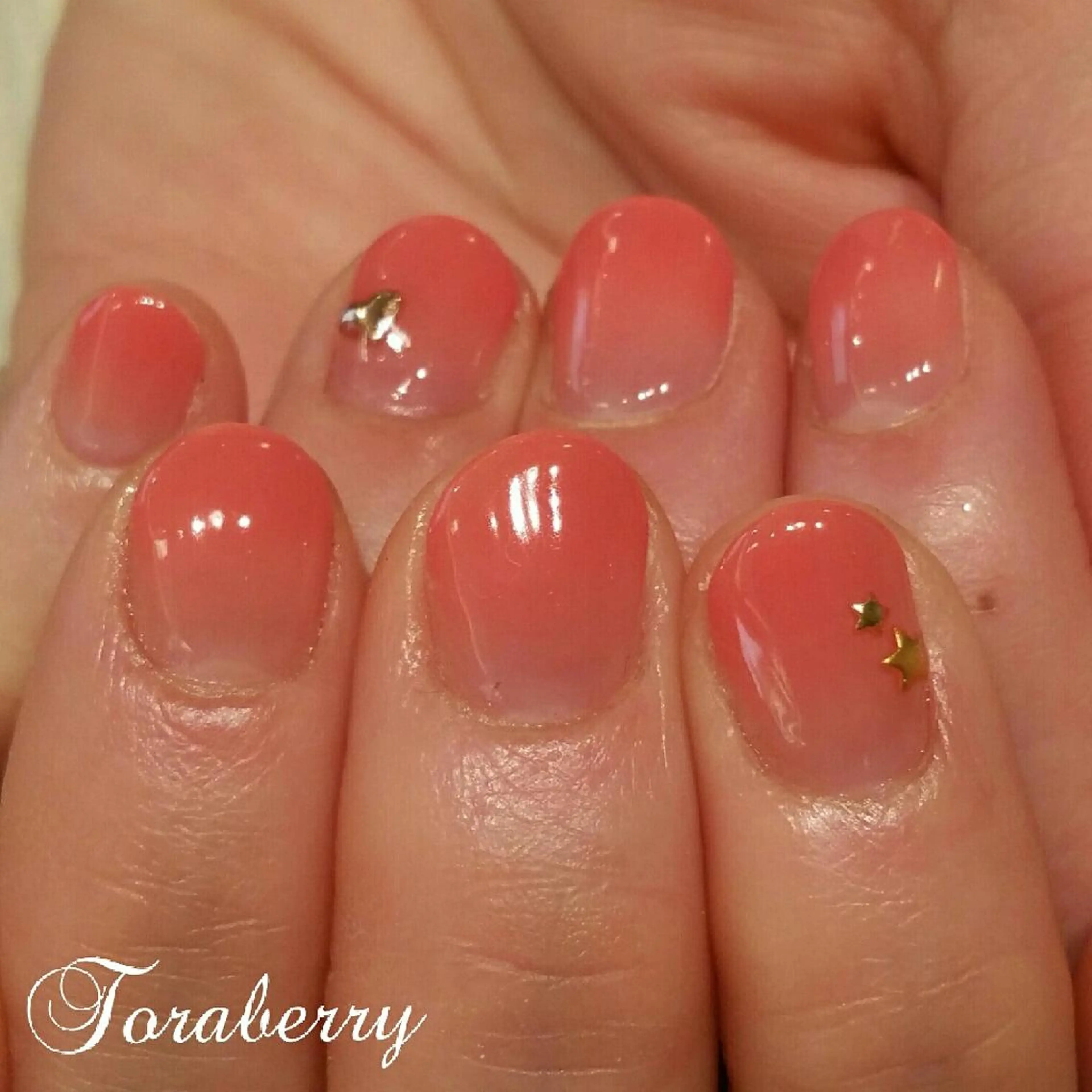 ネイル グラデーション シンプルネイル ネイリスト なつみのネイルデザイン