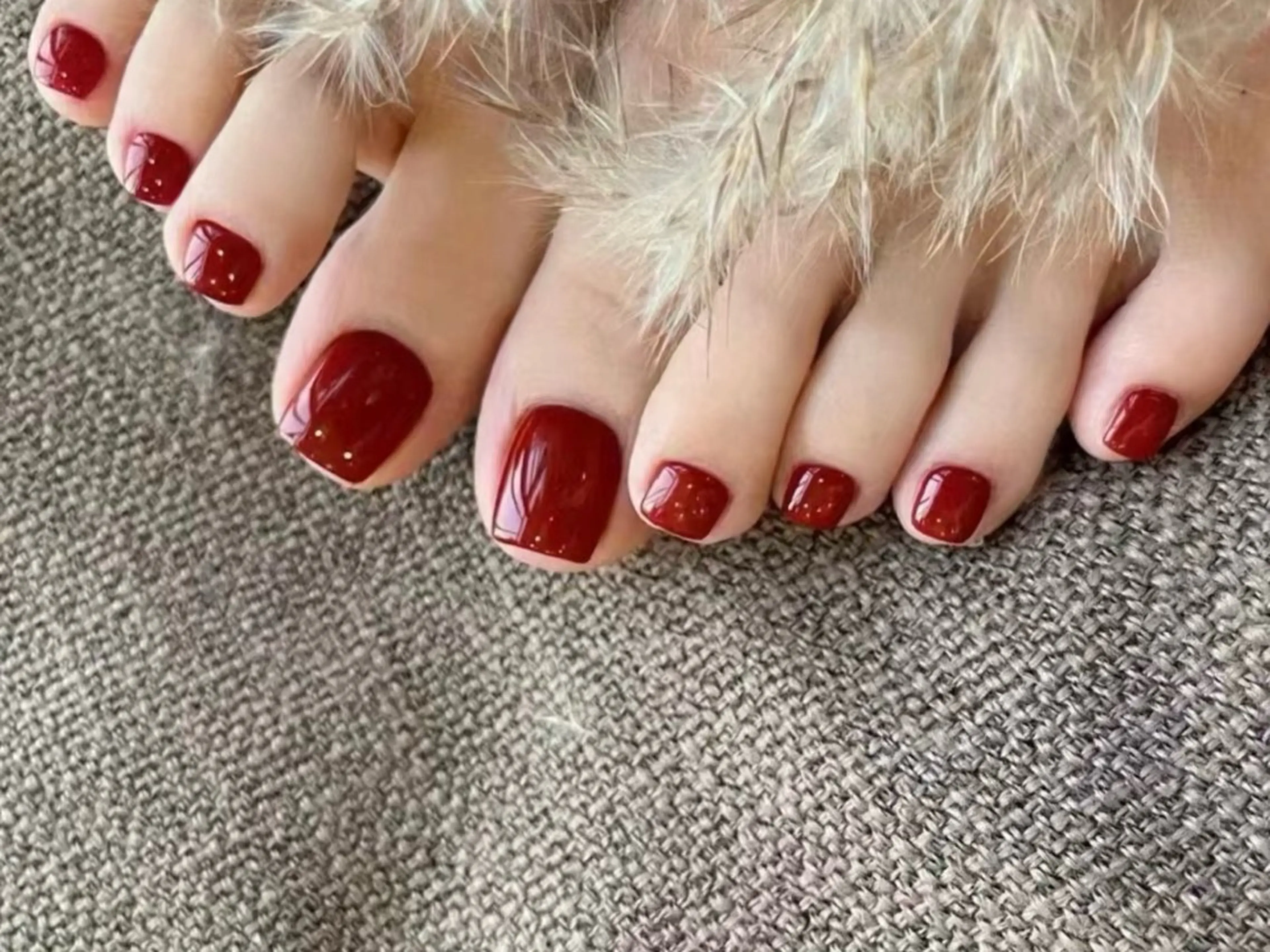 ネイル アートネイル オーロラネイル クリアネイル 長さ出し フレンチネイル ホアン シュリンのネイルデザイン