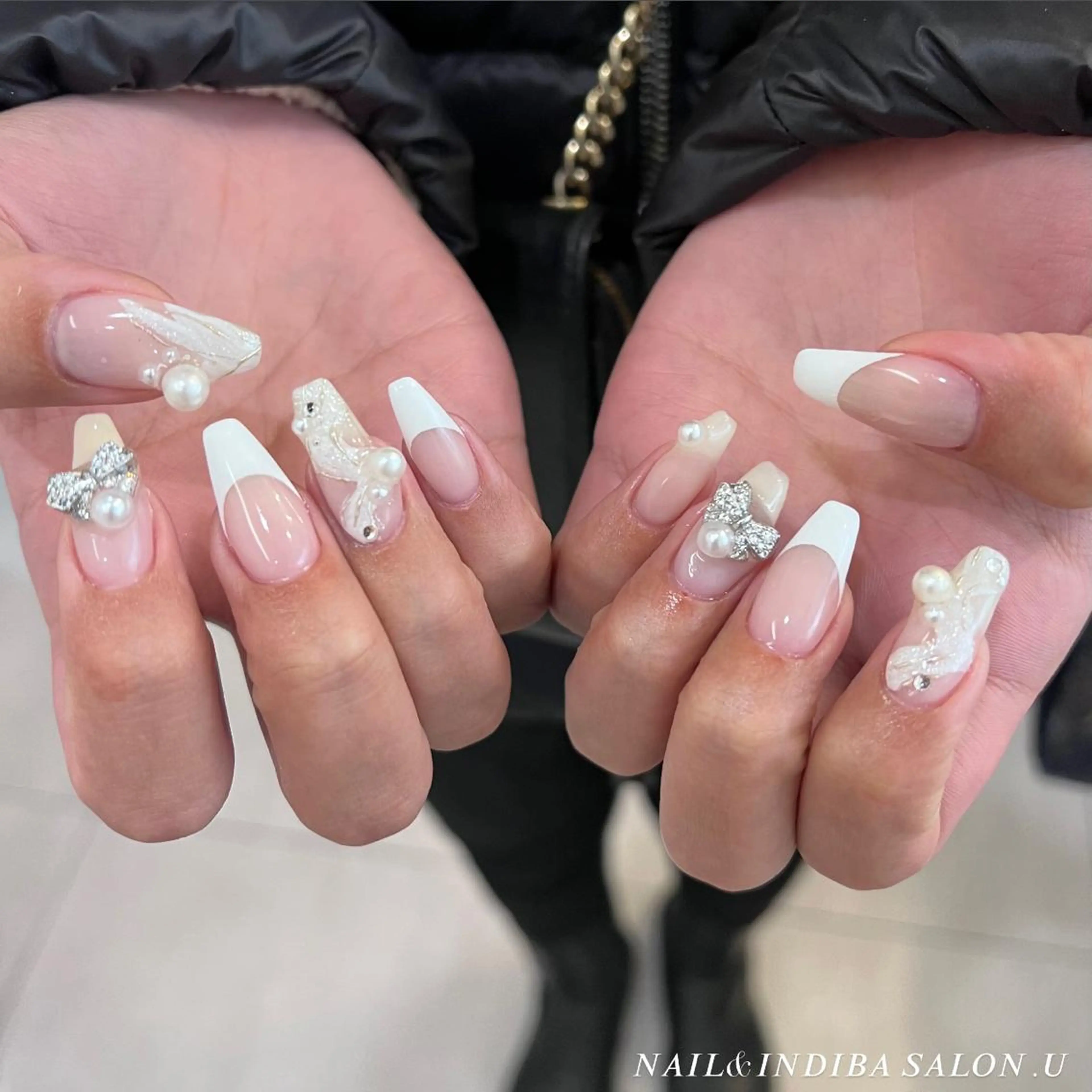 ネイル 韓国ネイル ワンホンネイル Nail Salon .U所属・Sota Nahoのネイルデザイン