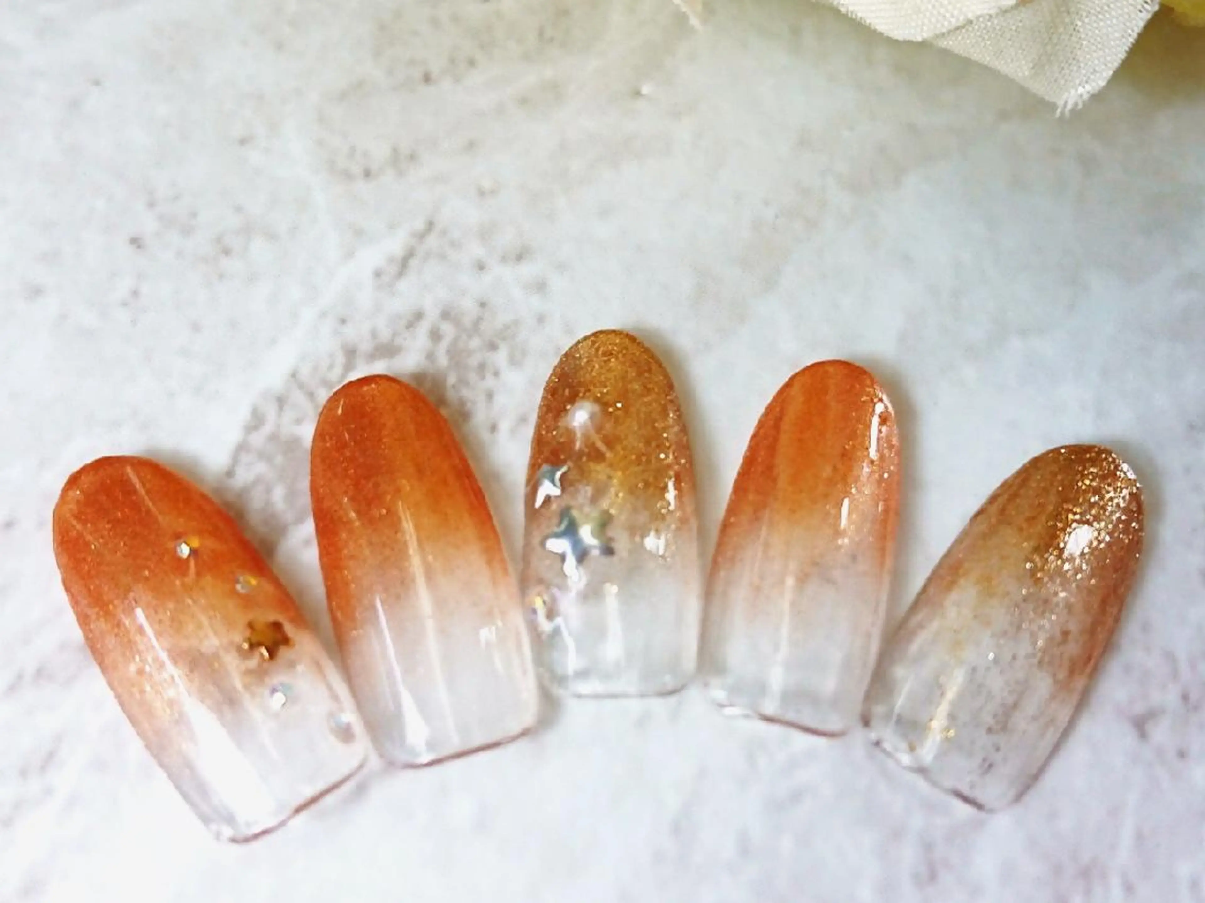 ネイル ハロウィン 林 珠里のネイルデザイン