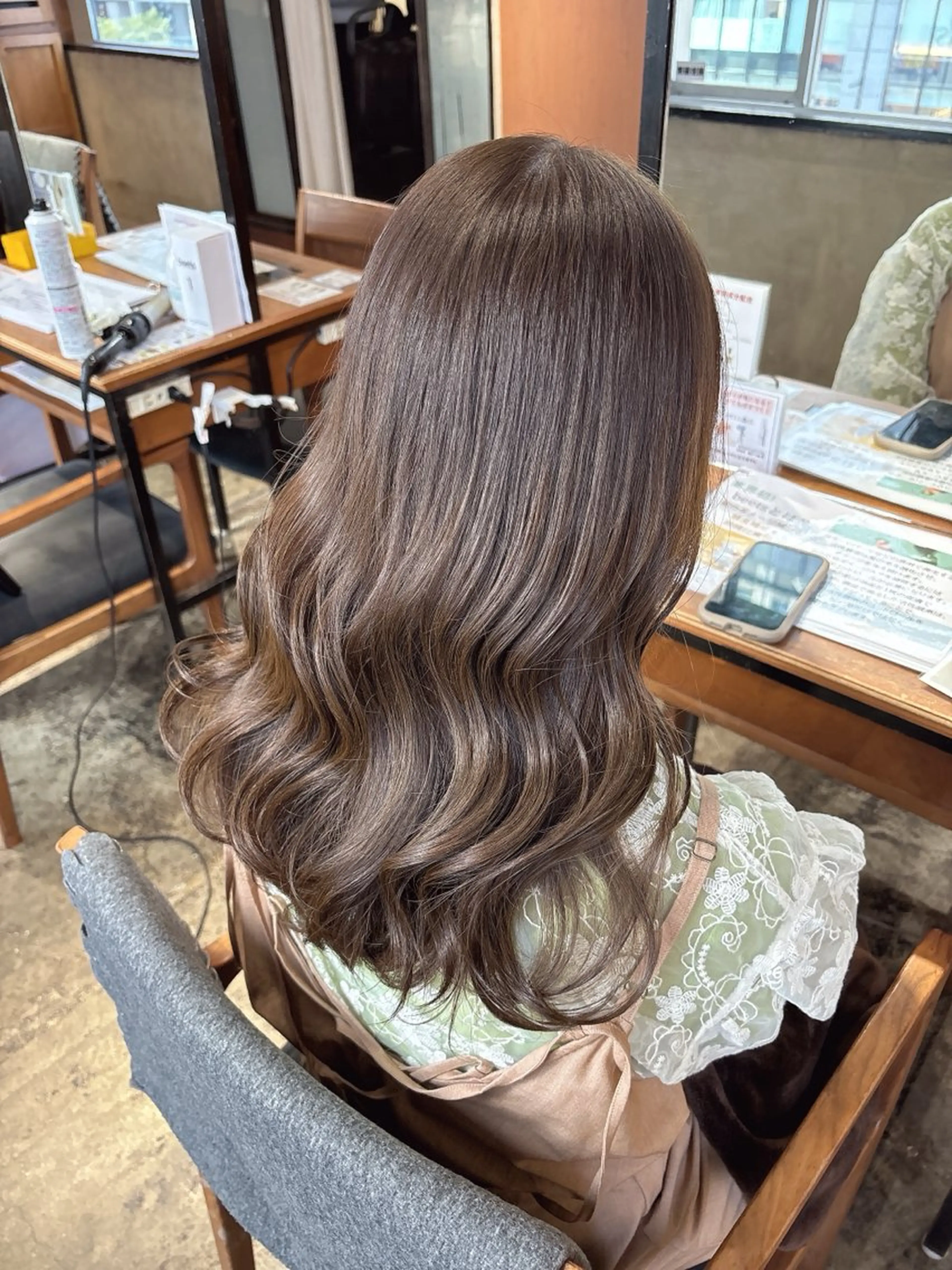 ロング カラー 梅田美容室 山崎海波のヘアスタイル