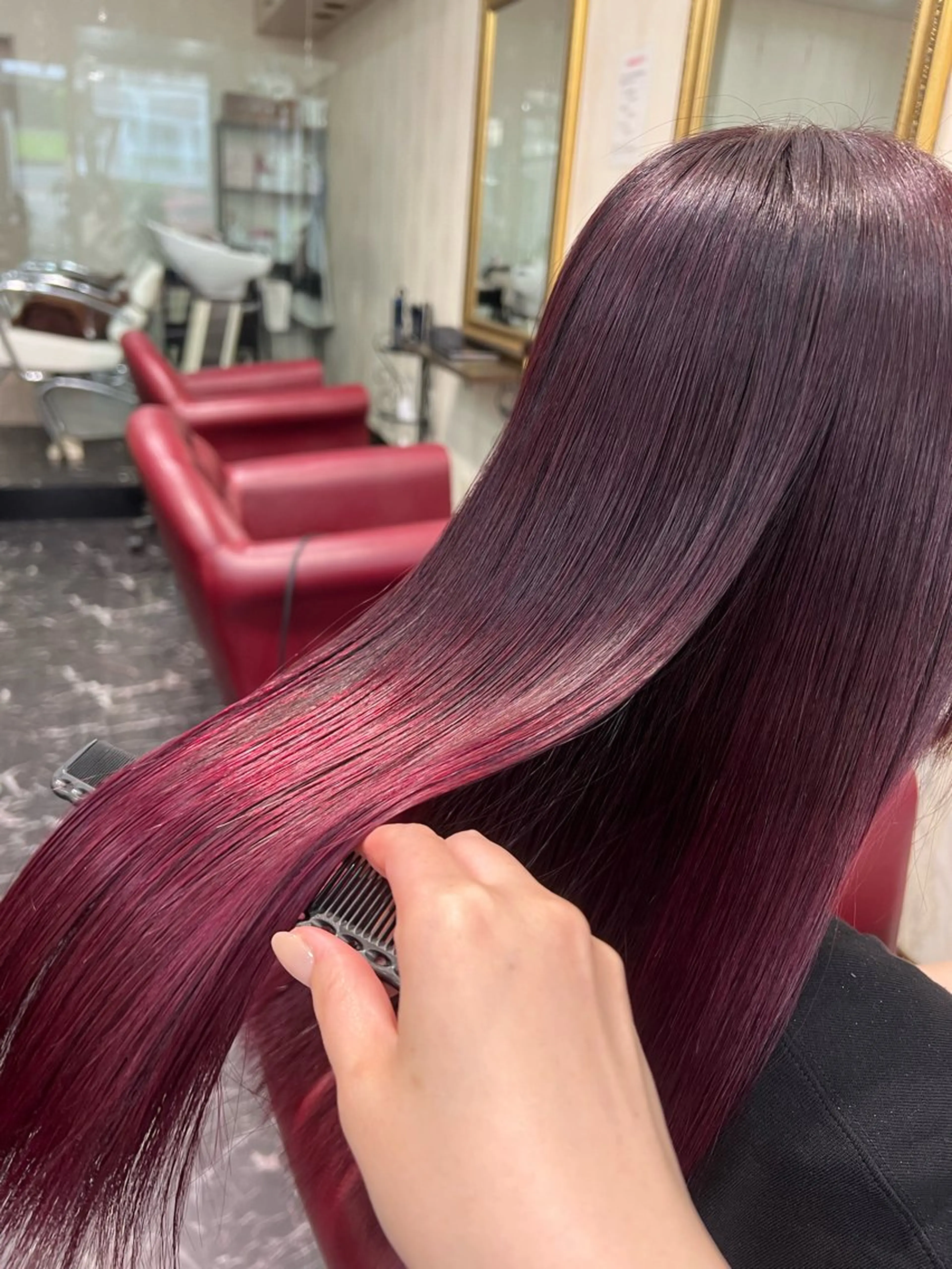 【新規/学生限定】💫ロイヤル髪質改善カラー+カット（-¥3000）の写真