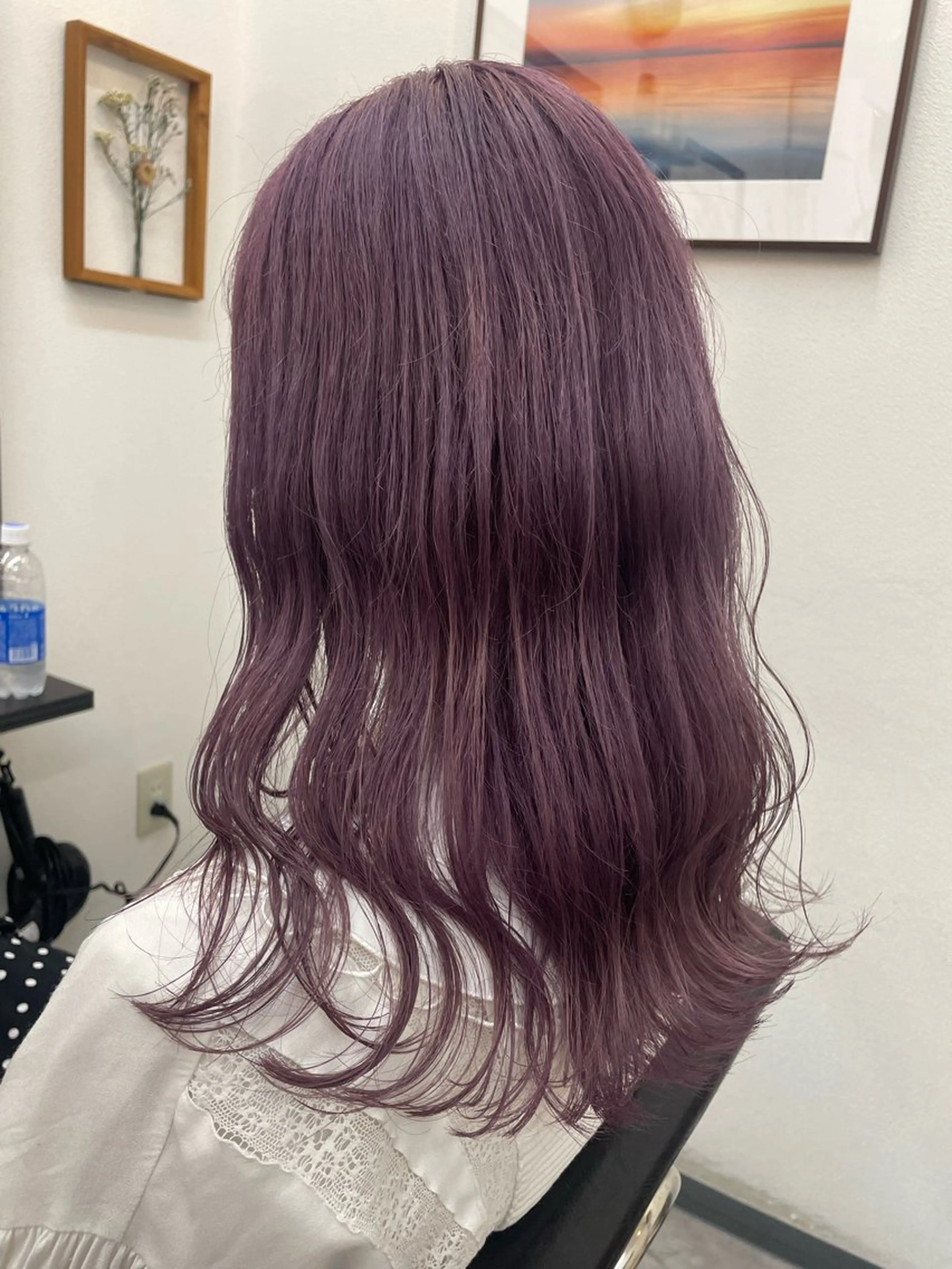 ミディアム カラー 艶カラー🌙縮毛矯正 /ボブ【Reina】のヘアスタイル