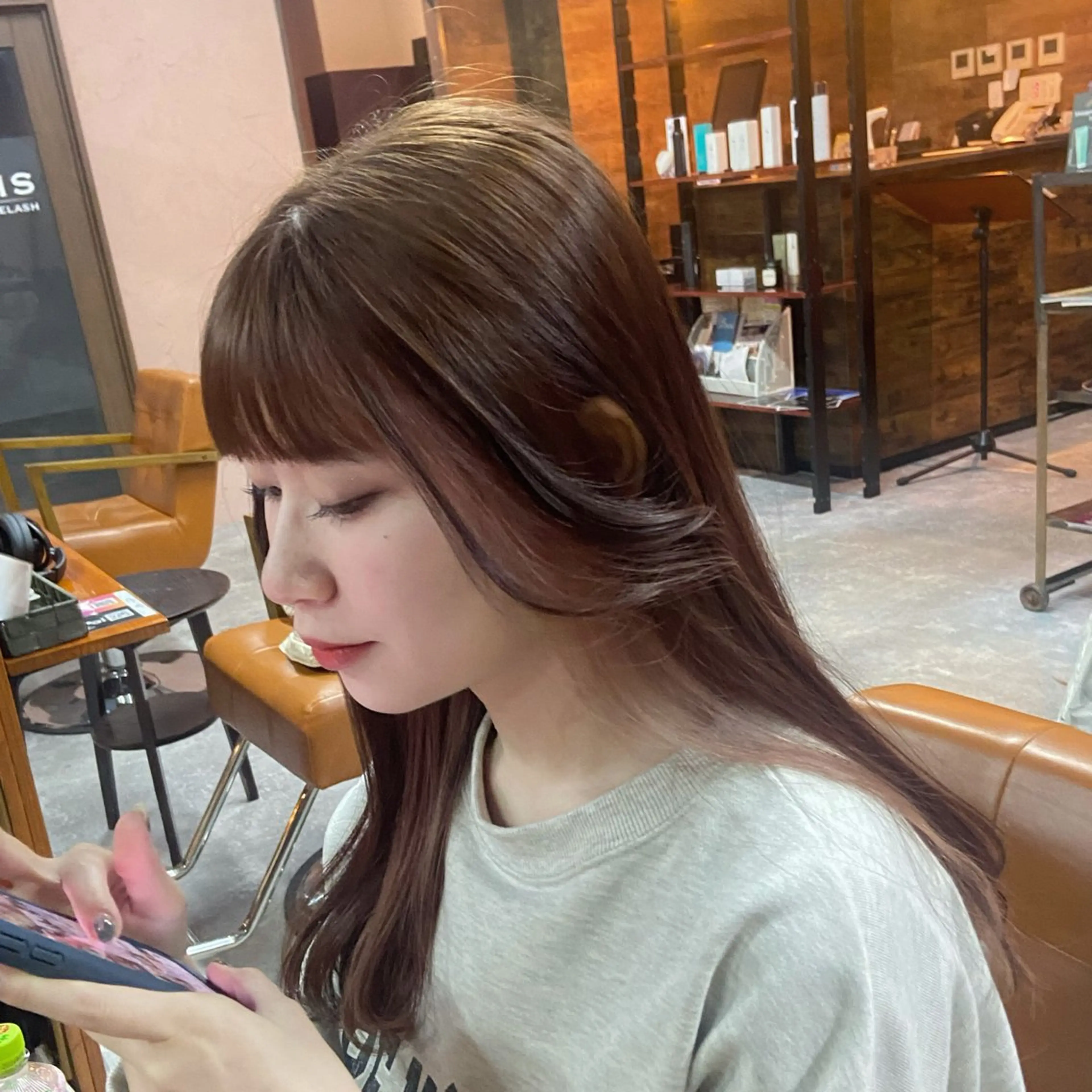 カラー モリ アヤノのヘアスタイル