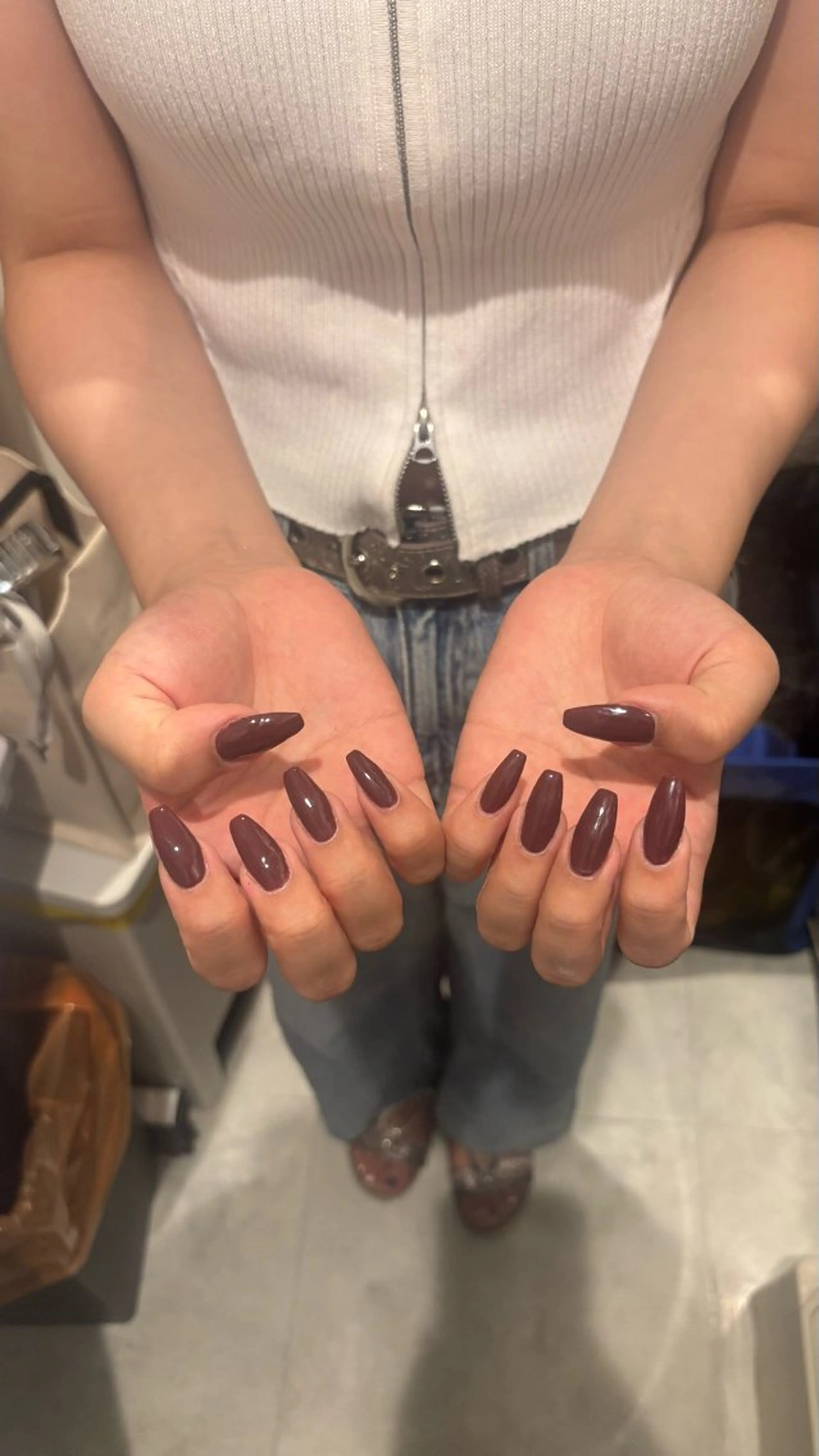 ネイル ワンカラーネイル シンプルネイル ハンドネイル 🎀kotomi🎀 うねるま所属のネイルデザイン