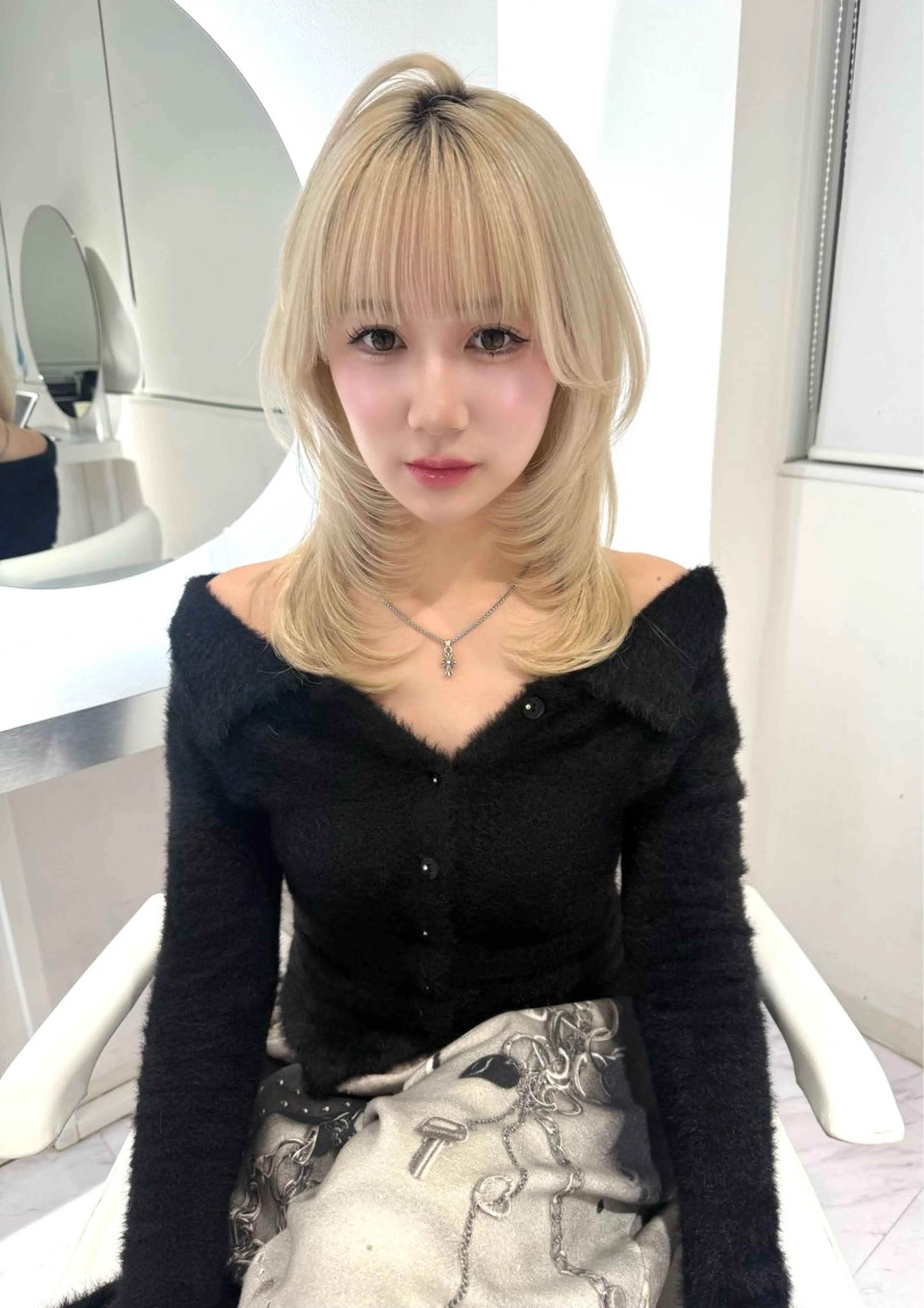 ミディアム レイヤーカット レイヤーカット🫧 🎀Tomoka🎀のヘアスタイル