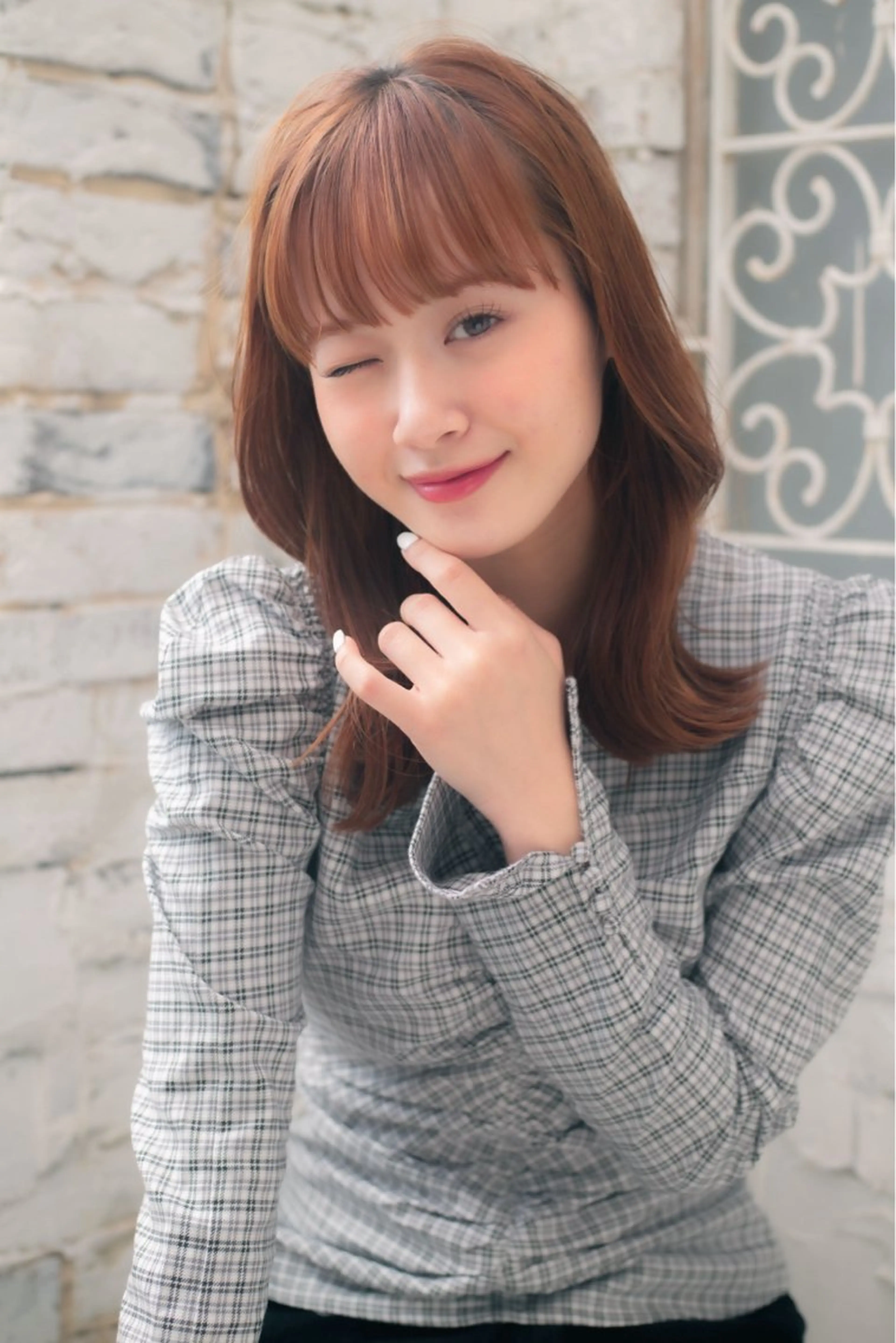 セミロング 産休中2026.4月 復帰予定/野崎華代のヘアスタイル