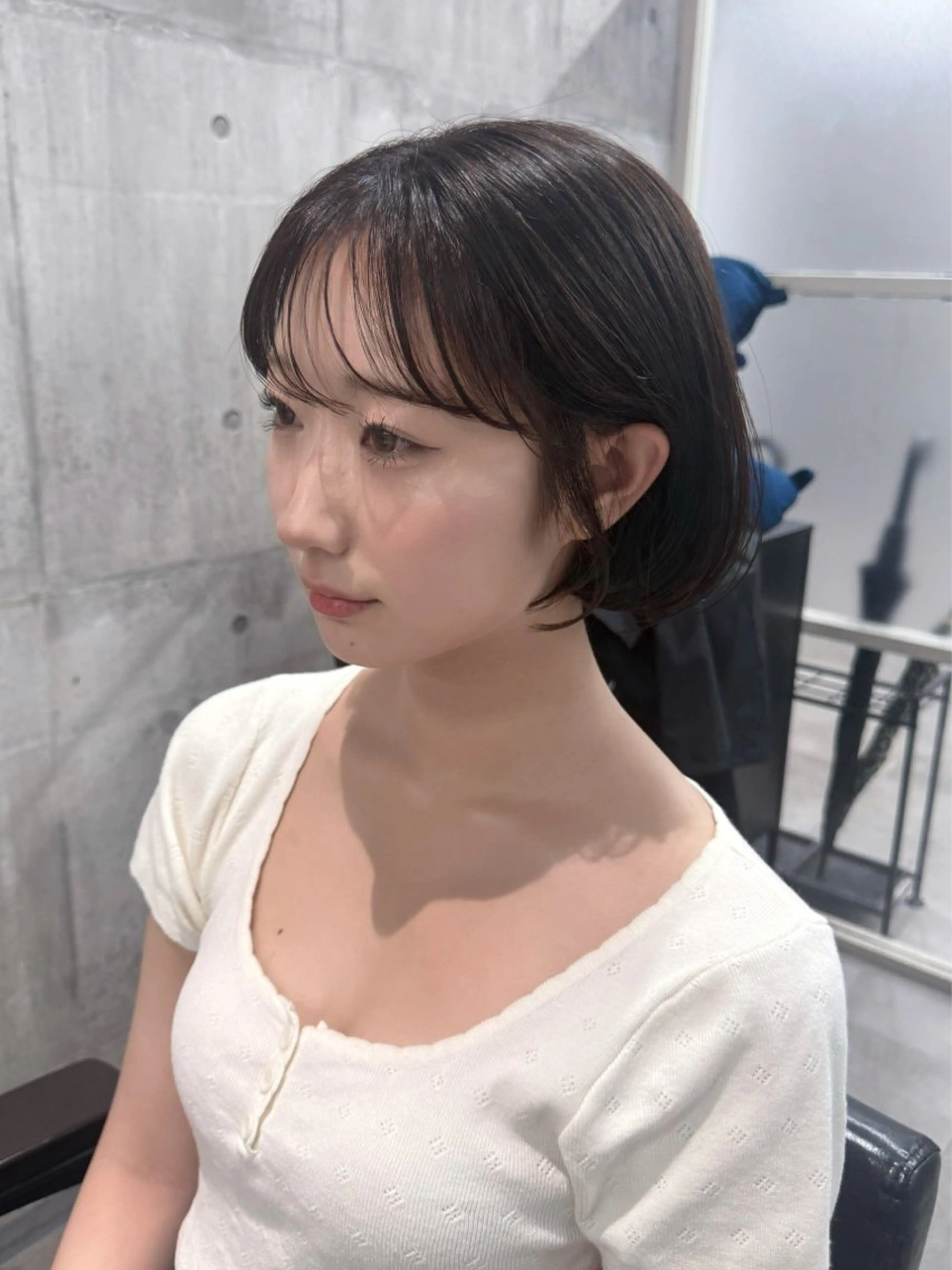 ショート カット ヘアカラー トリートメント ayano /レイヤー/艶カラーのヘアスタイル