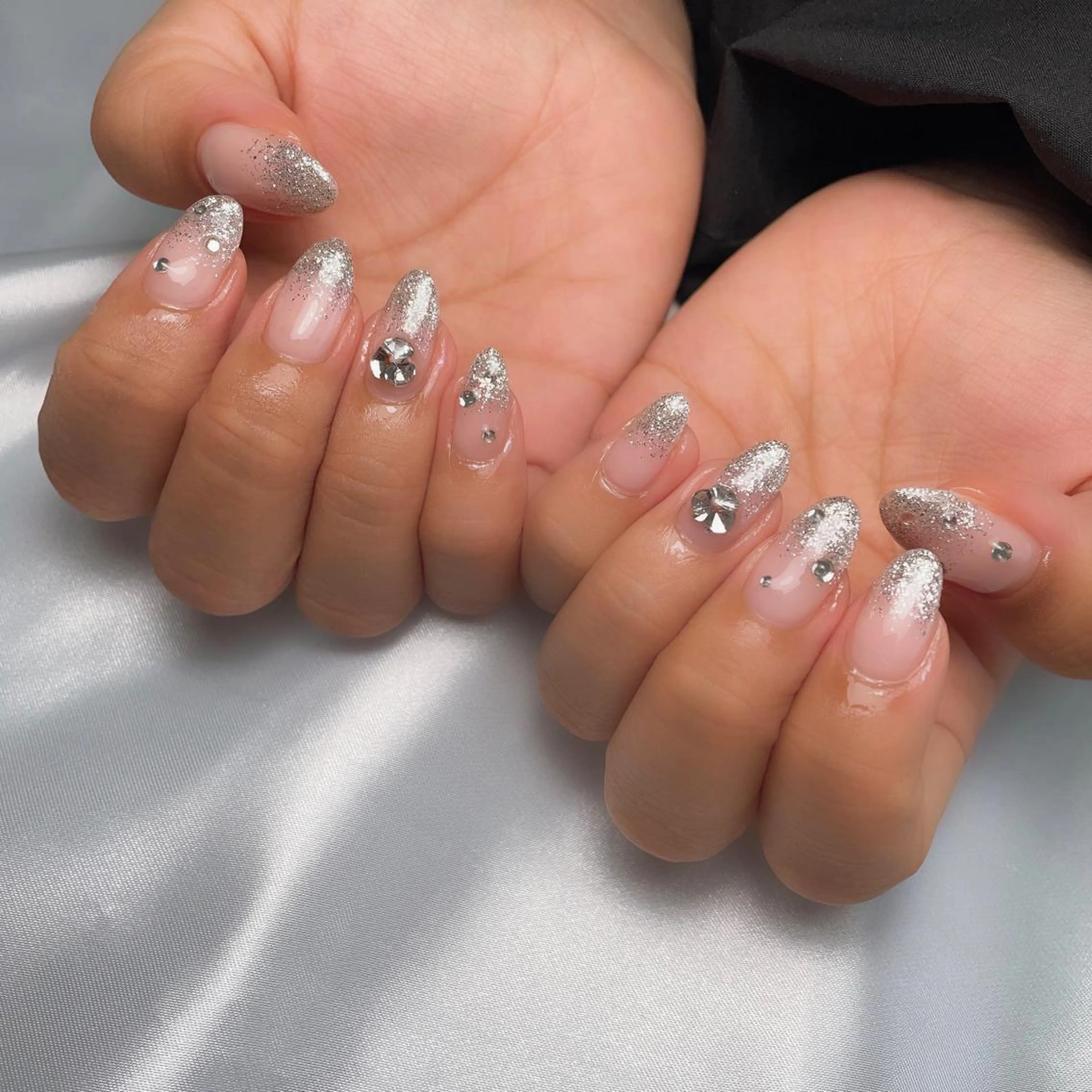 ネイル 長さ出し キラキラネイル ラメ(グリッター) ラメグラデーション ALL Nail &whiteningのその他イメージ