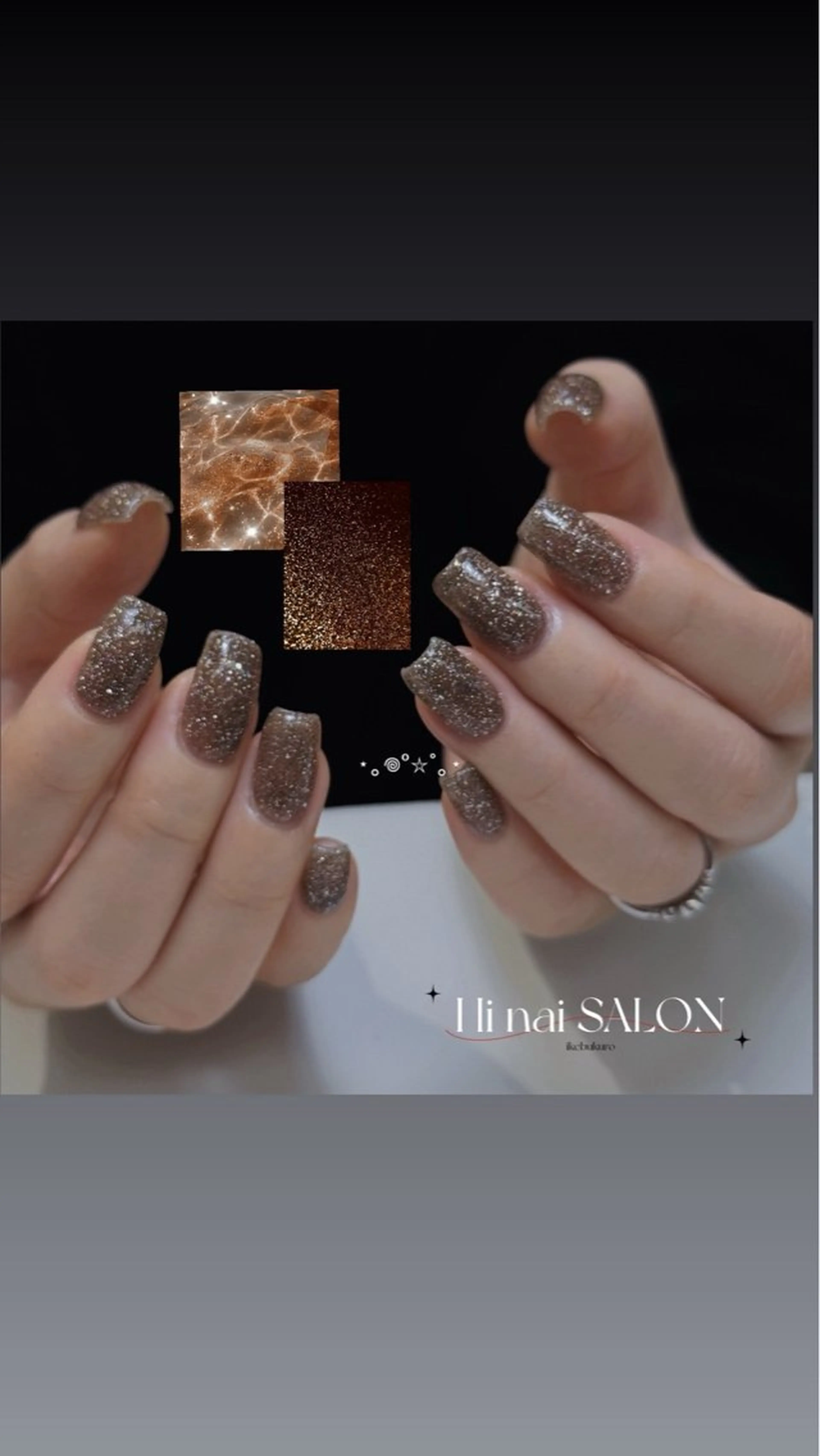 🦋フラッシュネイル(2色までOK🙆🏼)💫の写真