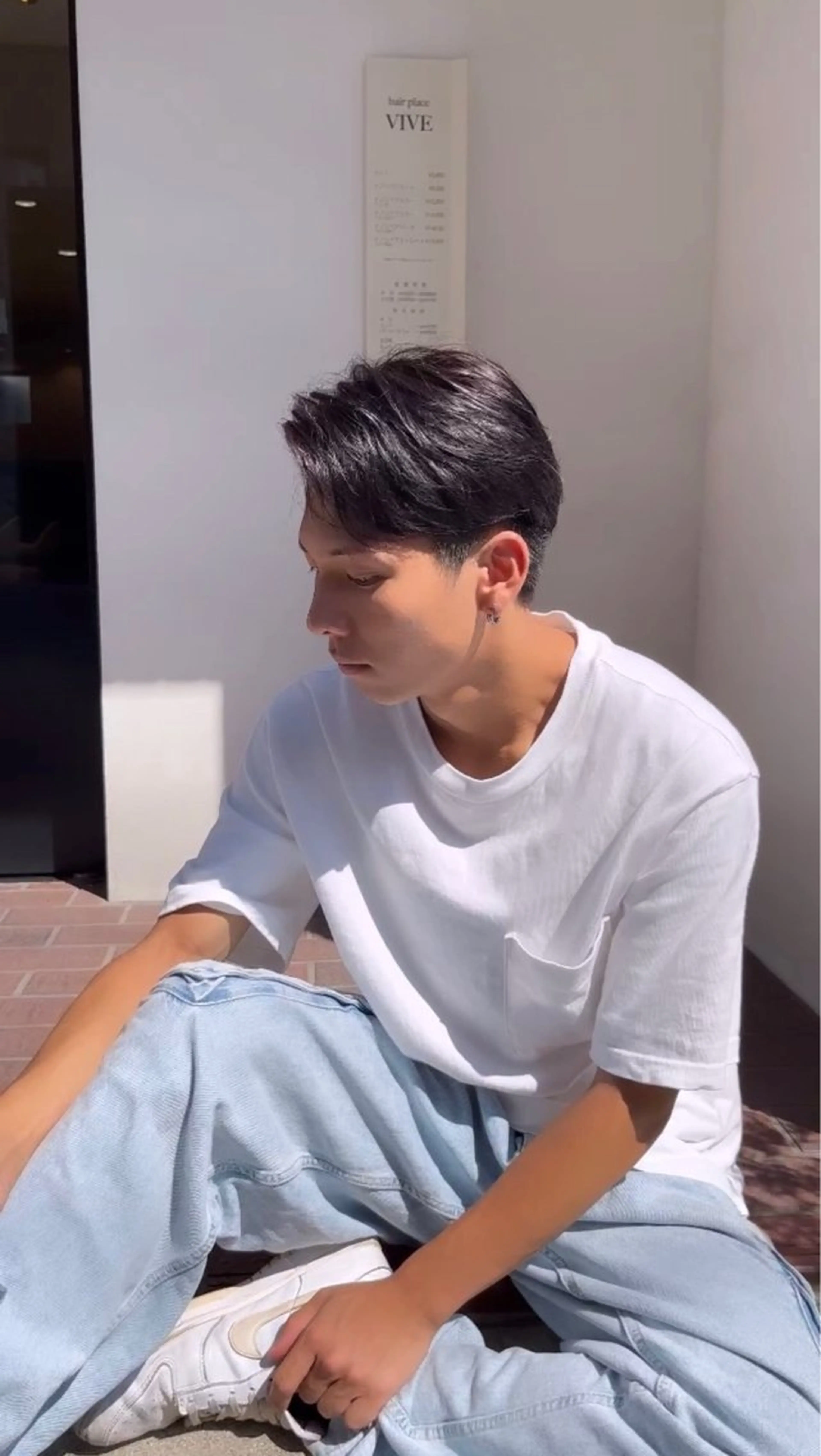 カラー メンズ 髪の修復専門サロン　hair place VIVE所属・KOTA / ハイトーン/髪質改善のヘアスタイル