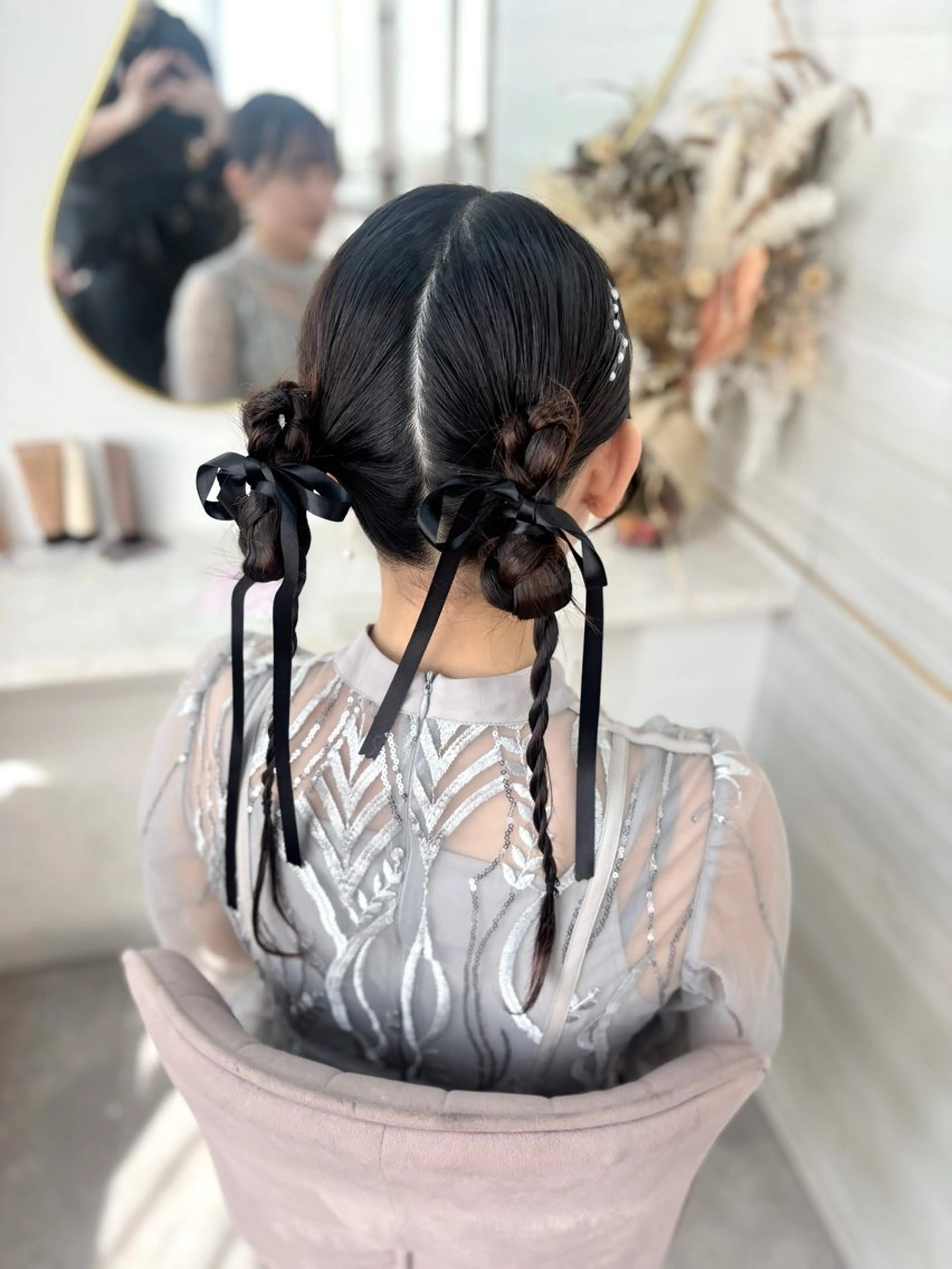ロング ヘアアレンジ ヘアセット 💘Kurea💘 艶髪/韓国/暗髪のヘアスタイル