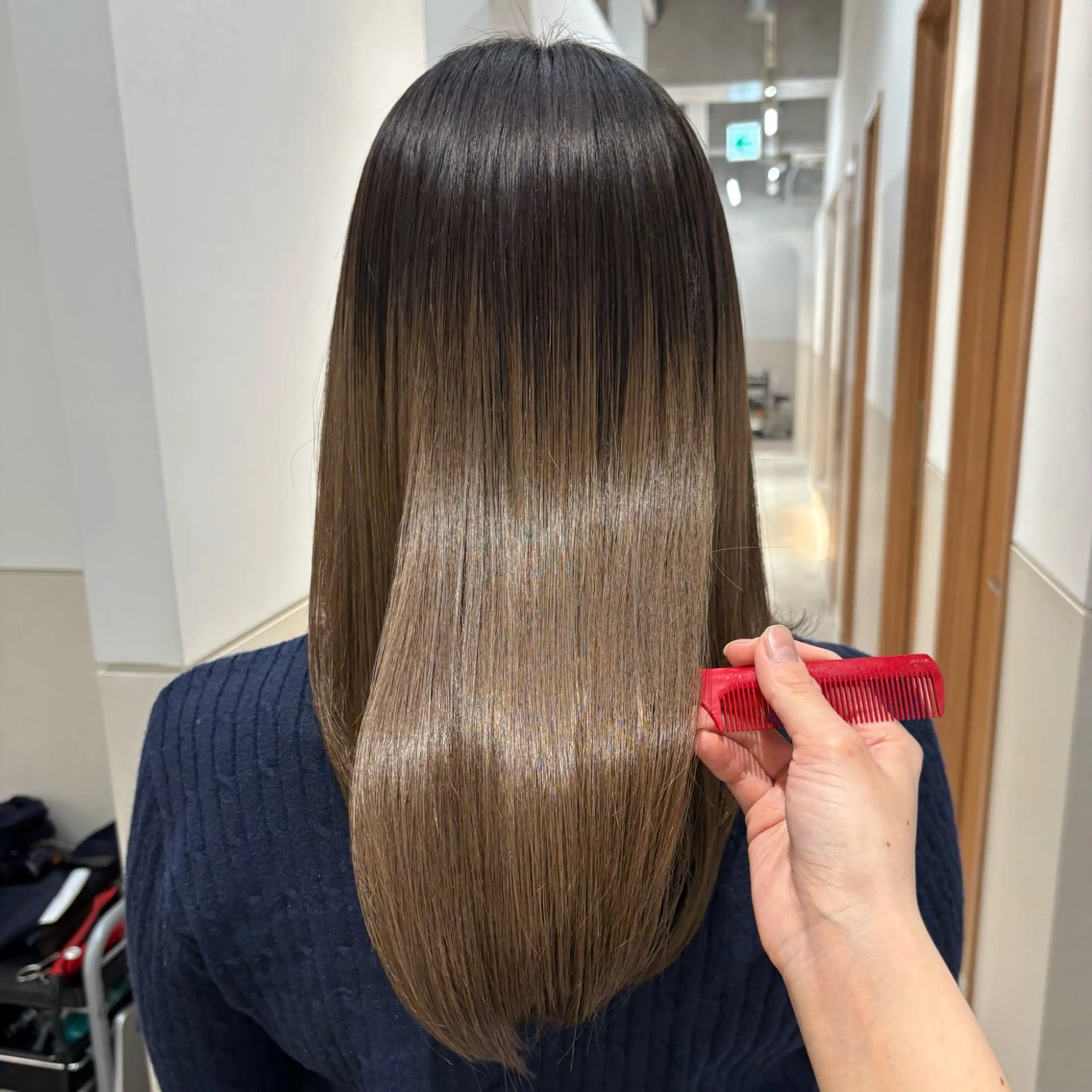 ロング トリートメント カット トリートメント ULTOWA🩵 佐取歩のヘアスタイル