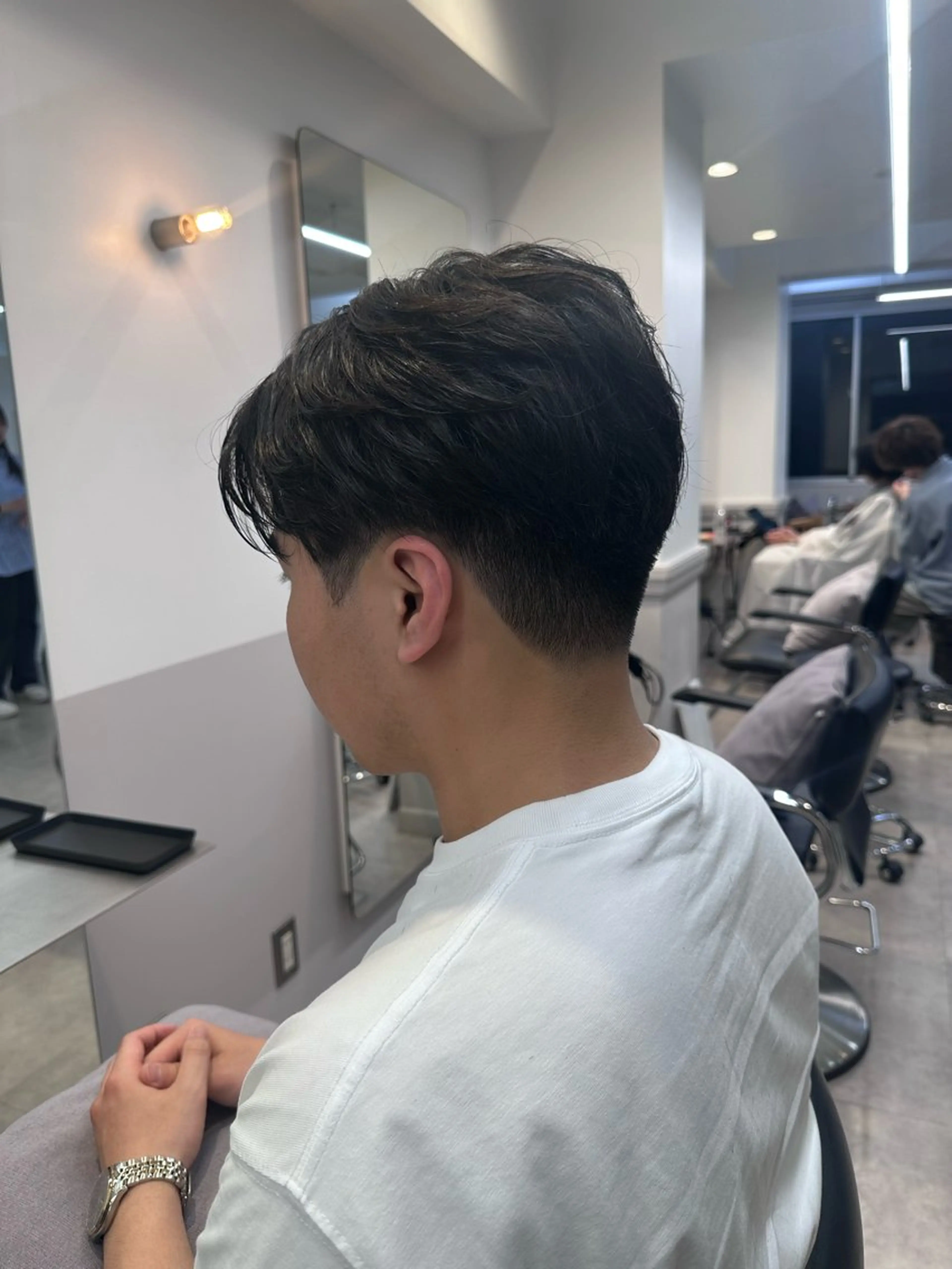 メンズ 刈り上げ mio/【日本橋】 パーマモデルのヘアスタイル