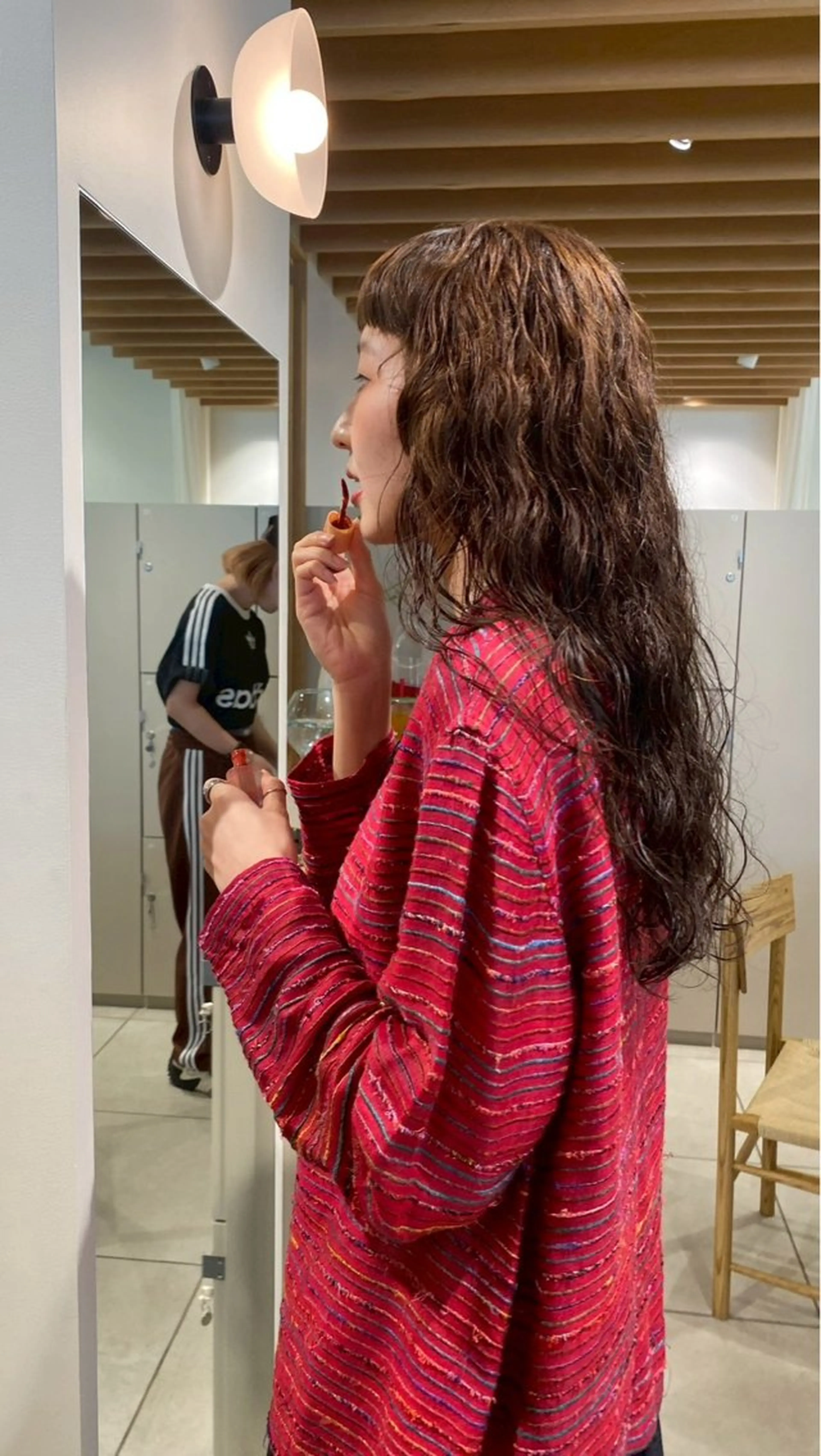 パーマ パーマ 横井 優奈のヘアスタイル